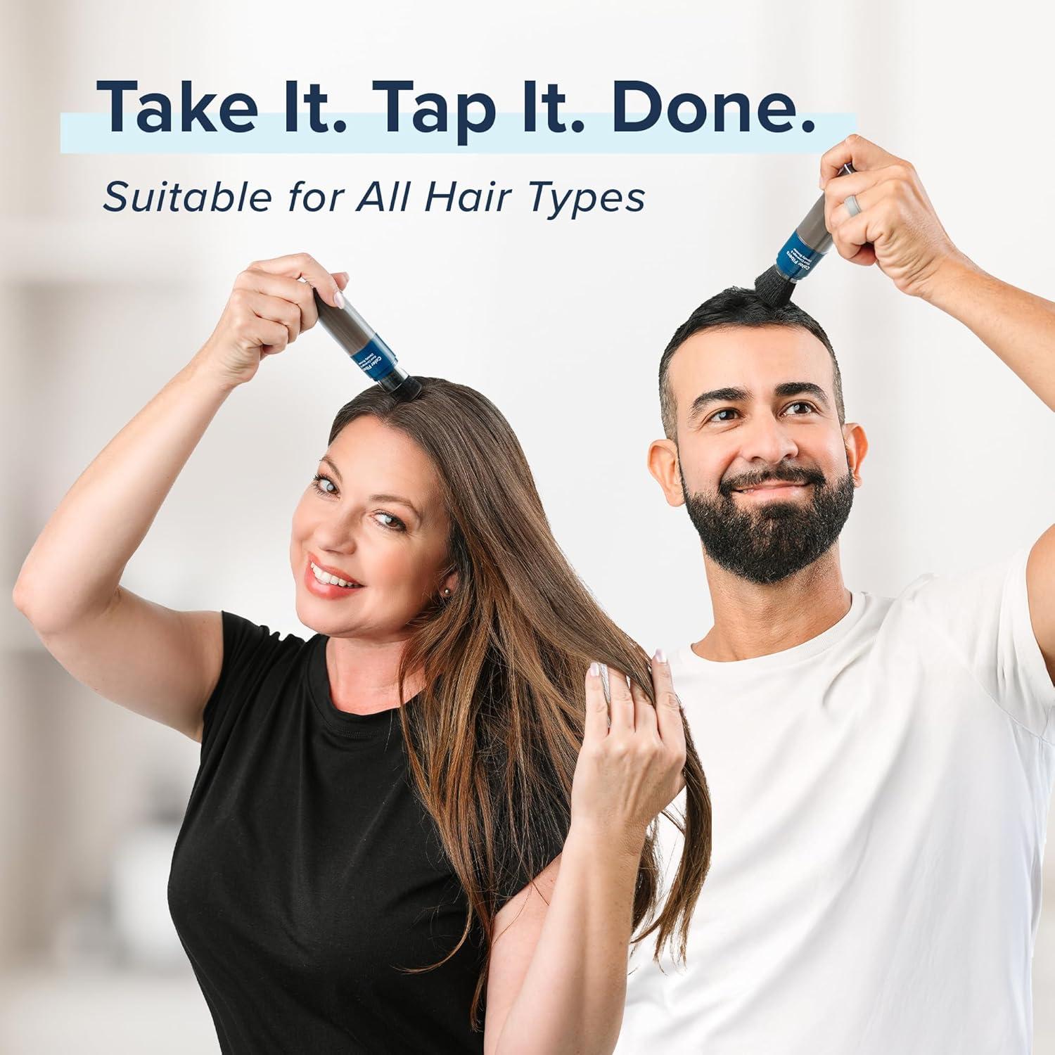 TRUHAIR Fibras de Color Negro para Cobertura de Raíces 4.5g