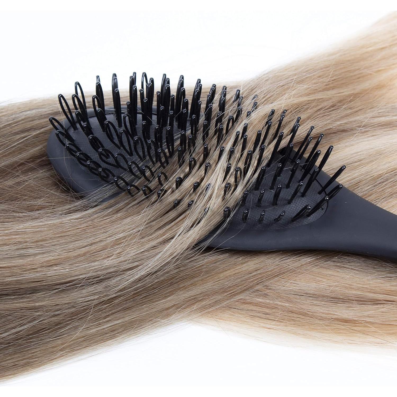 Cepillo de Bucle Negro The Hair Shop - Profesional para Extensiones