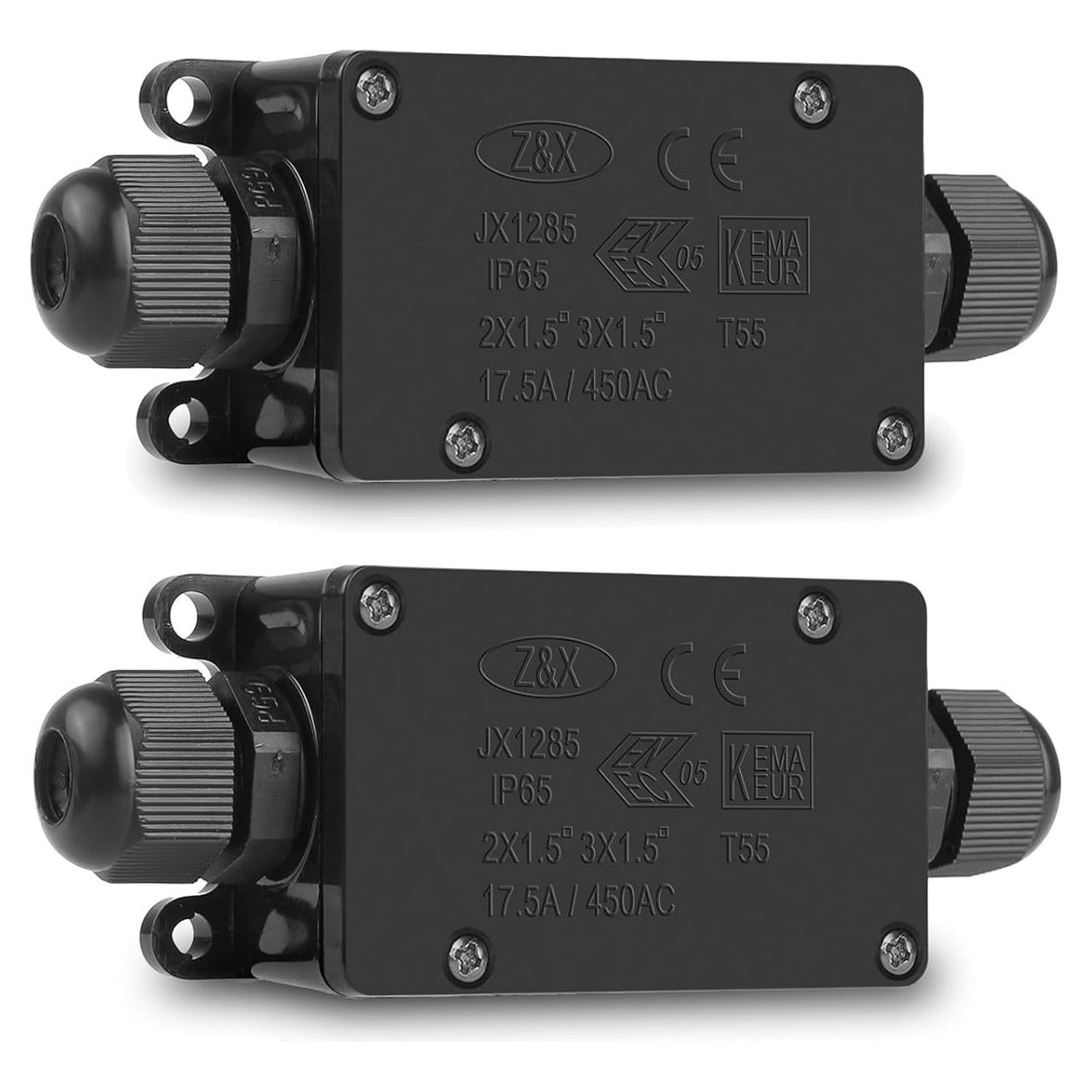 Caja de Conexiones Eléctricas Impermeable LemonBest 2 Vías