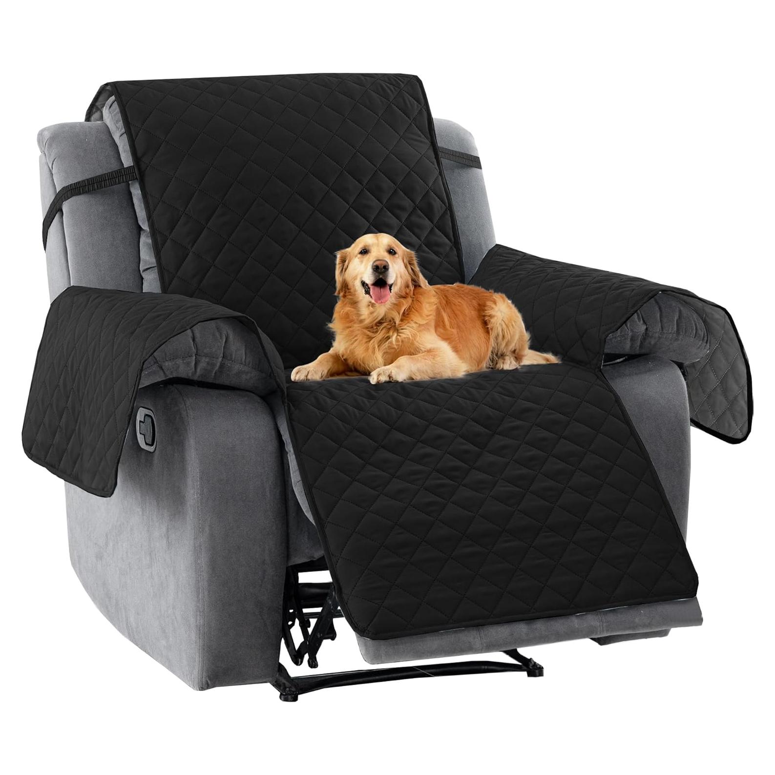 Cubierta de Sillón PrinceDeco Reversible Antideslizante 55.88 cm Negro