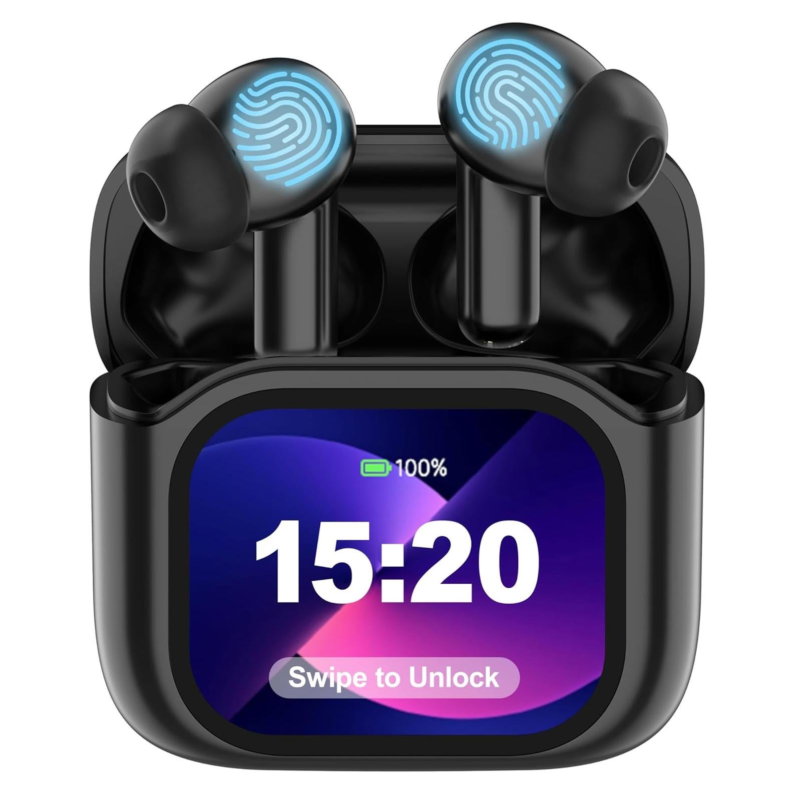 Auriculares Traductores Merryking MK70, Pantalla Táctil, 144 Idiomas, Sonido HD