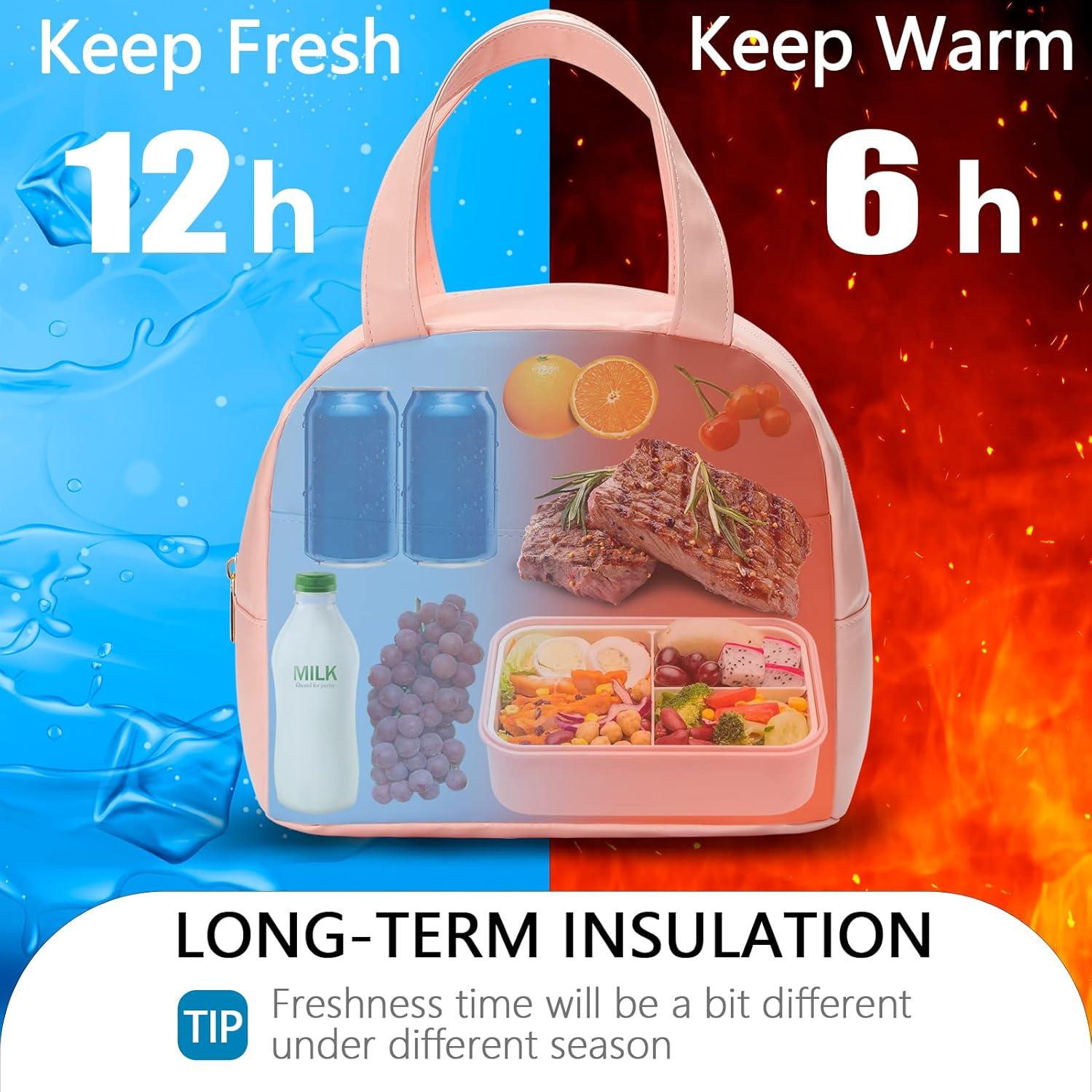 Bolsa de Almuerzo Aislada POETIC WREATH Rosa 9.4L