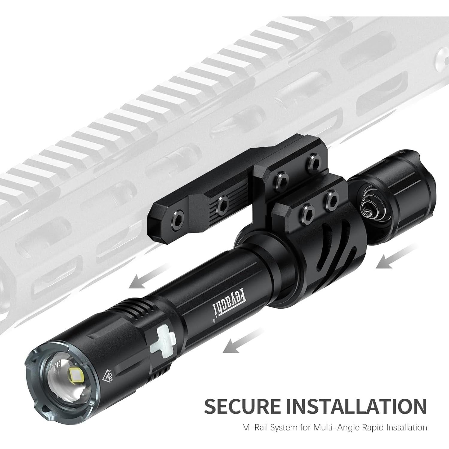 Linterna Táctica Recargable Feyachi FL26 2000 Lúmenes USB-C