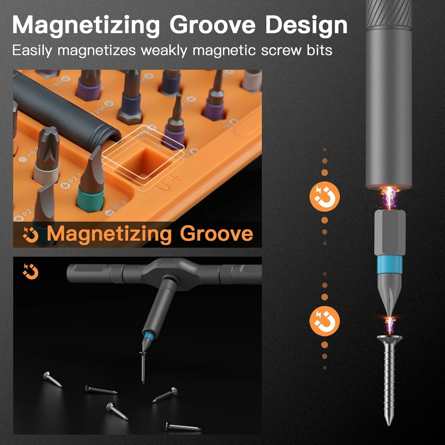 Juego de Destornilladores Magnéticos 42 Piezas Faireach