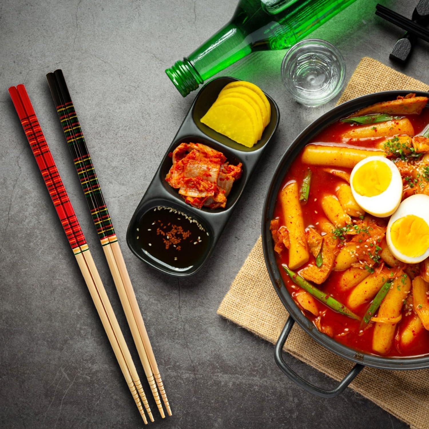 Palillos de Cocina de Bambú Ecológicos LANHUTHS 33 cm Juego de 2