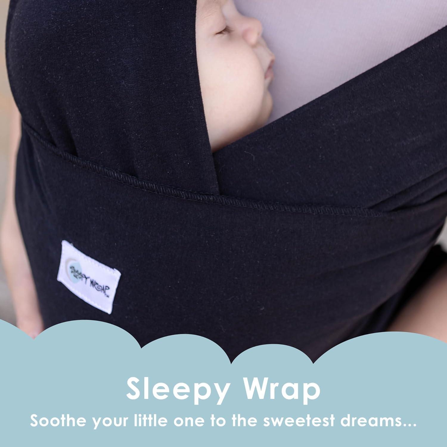 Fular Ergonómico Sleepy Wrap para Bebés 3.2-15.9 kg Negro