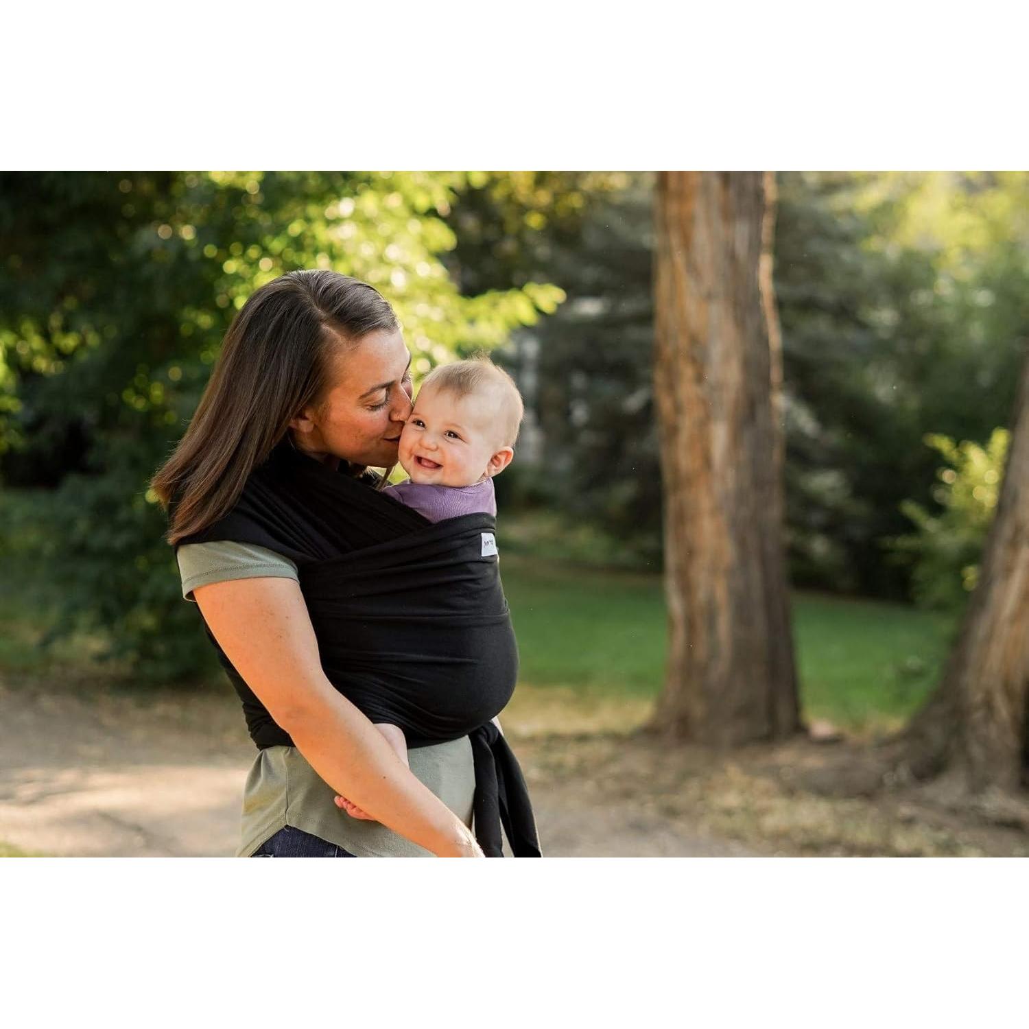 Fular Ergonómico Sleepy Wrap para Bebés 3.2-15.9 kg Negro