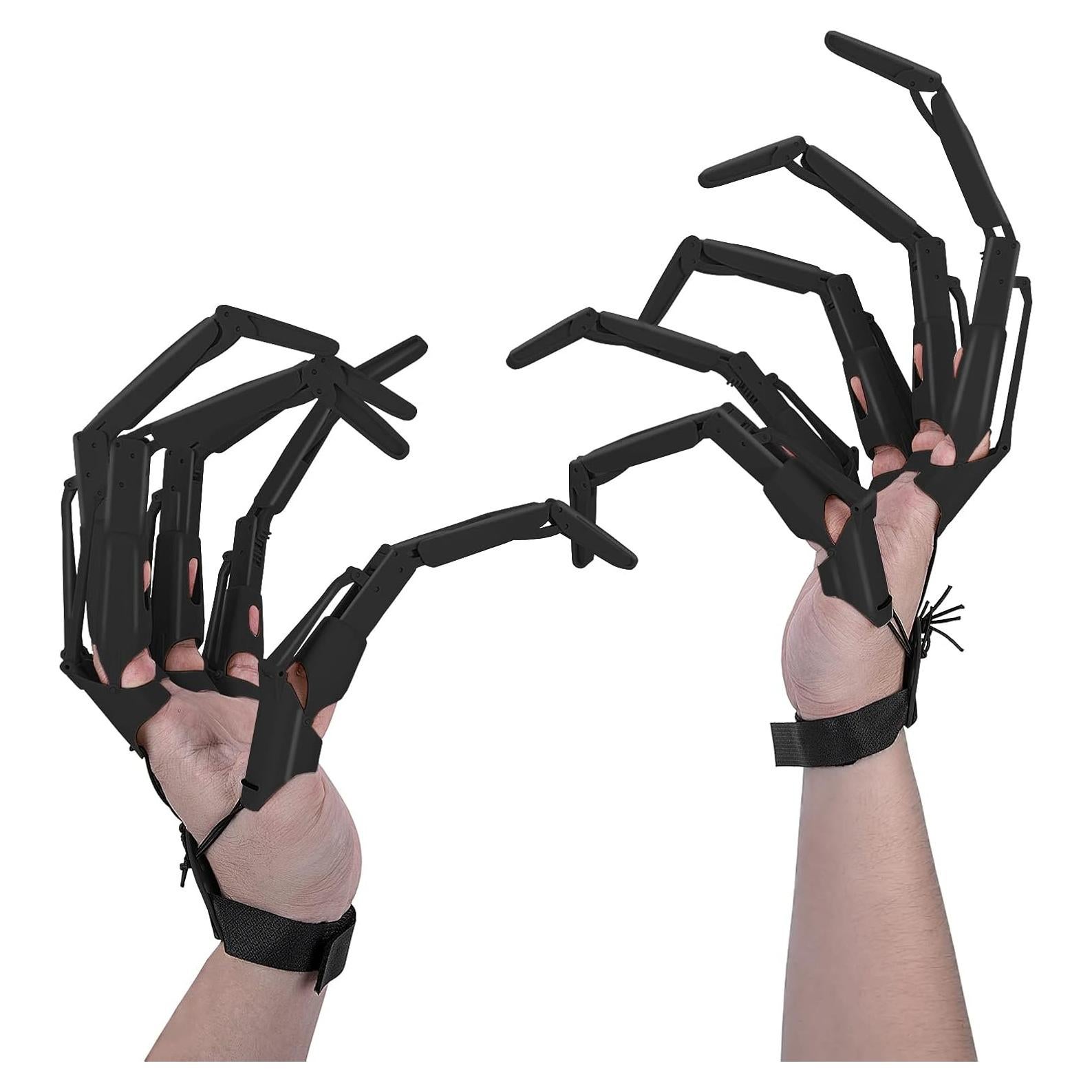 Dedo Articulado Halloween Moonoom - Guantes Flexibles Esqueléticos