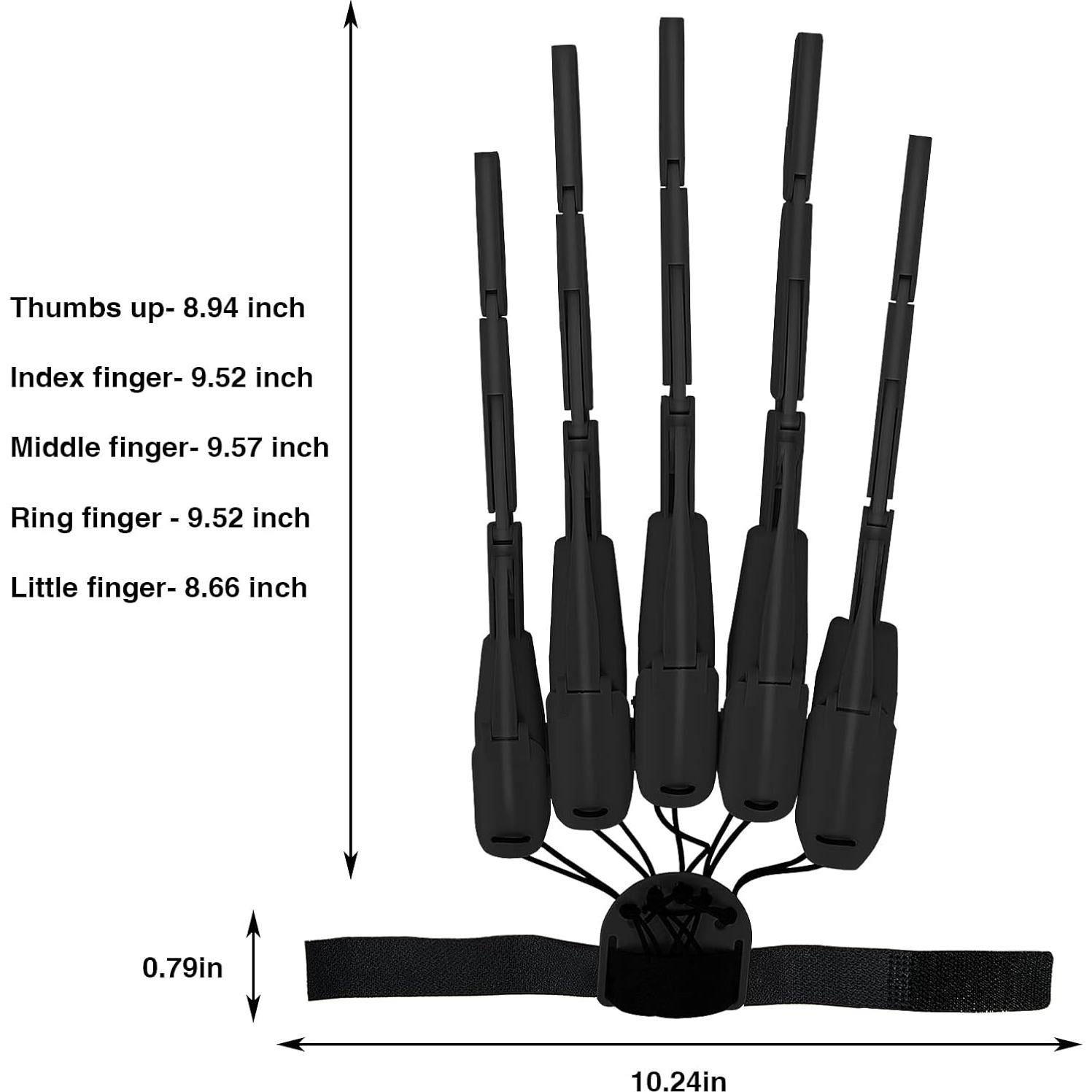 Dedo Articulado Halloween Moonoom - Guantes Flexibles Esqueléticos