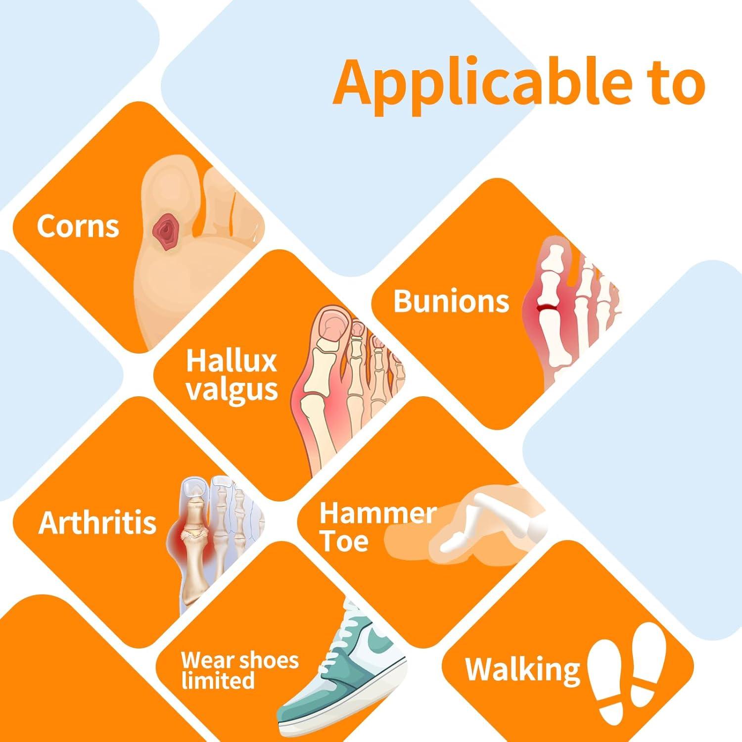 Calcetines Correctores de Juanetes POSESEE P70 - Ajustables y Transpirables