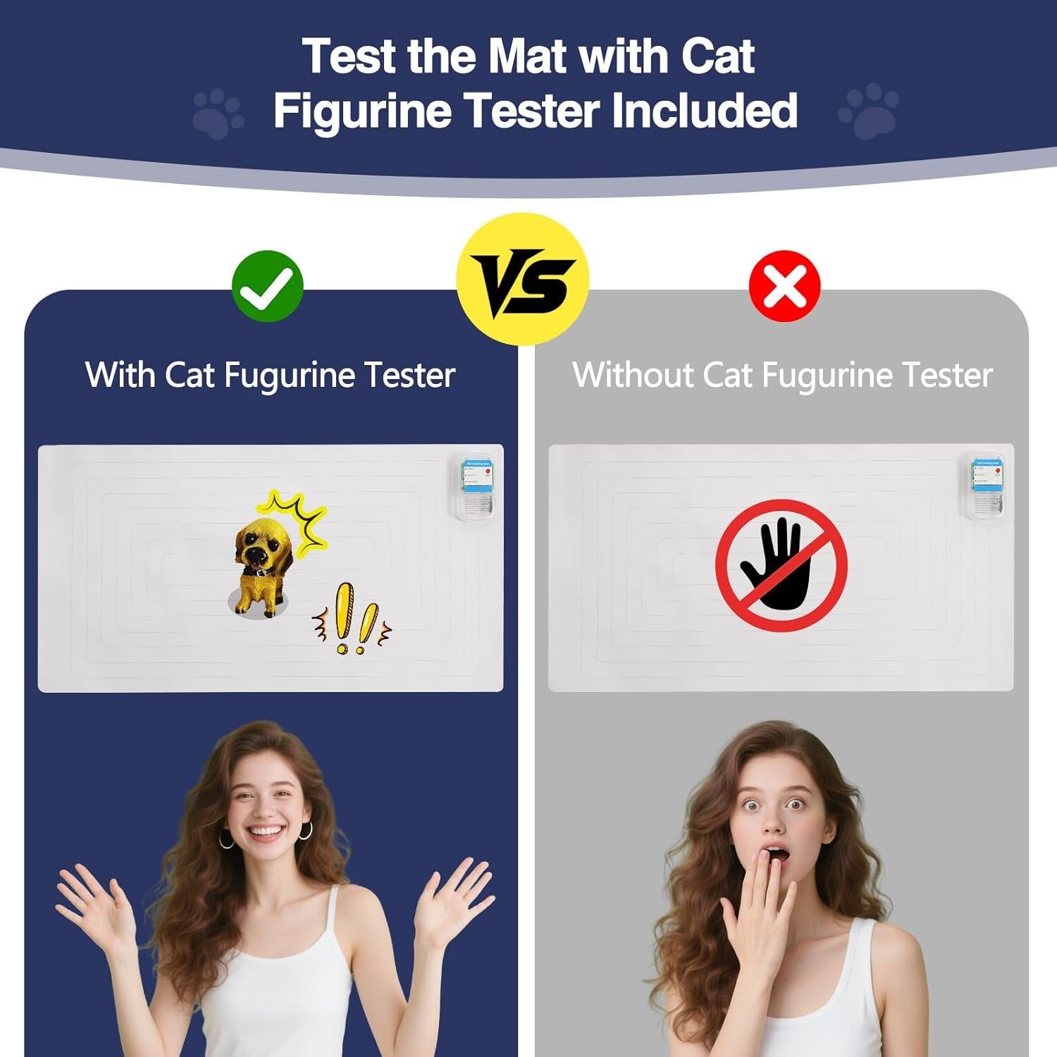 Alfombra de Choque PAPARELA 56x36cm para Entrenamiento de Mascotas