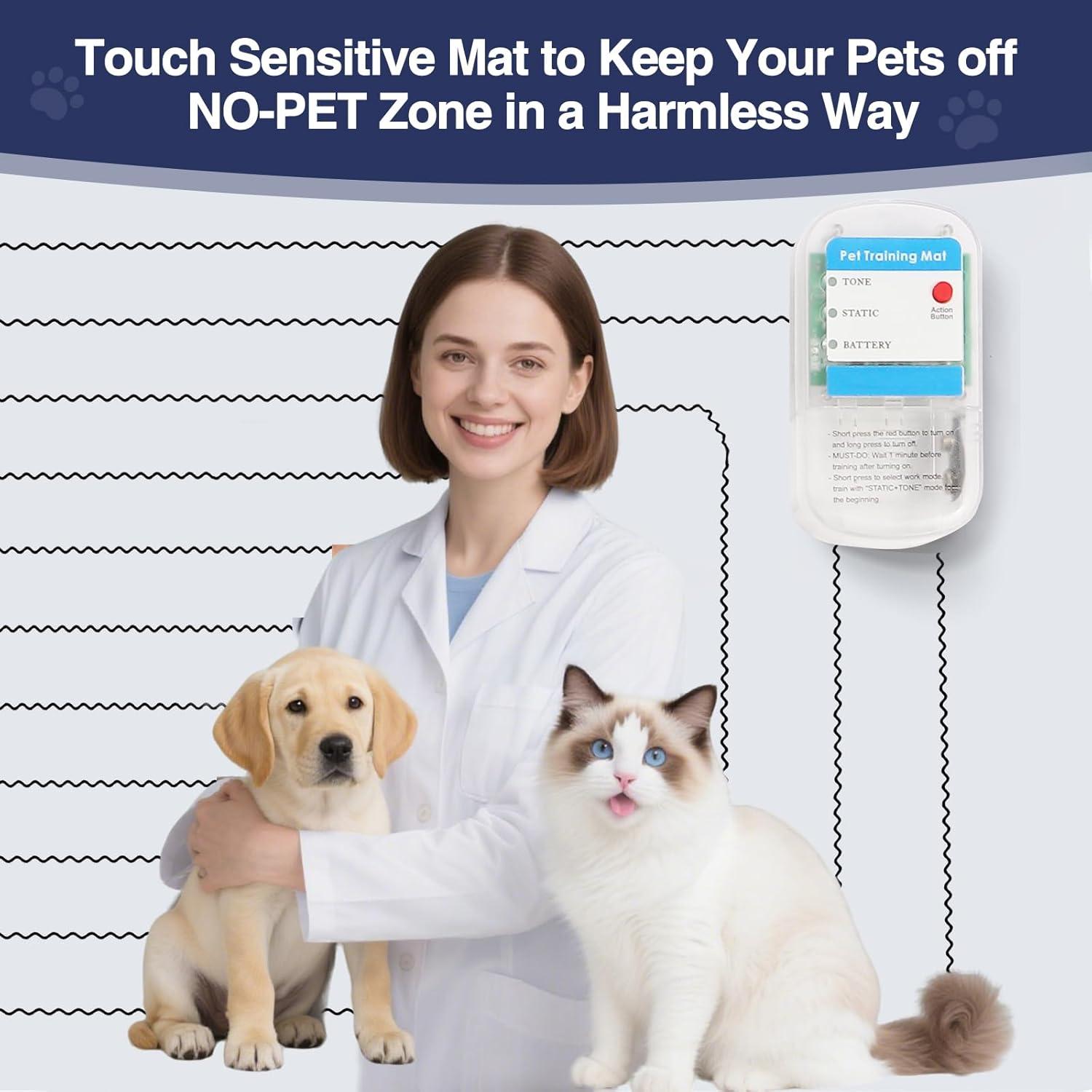 Alfombra de Choque PAPARELA 56x36cm para Entrenamiento de Mascotas