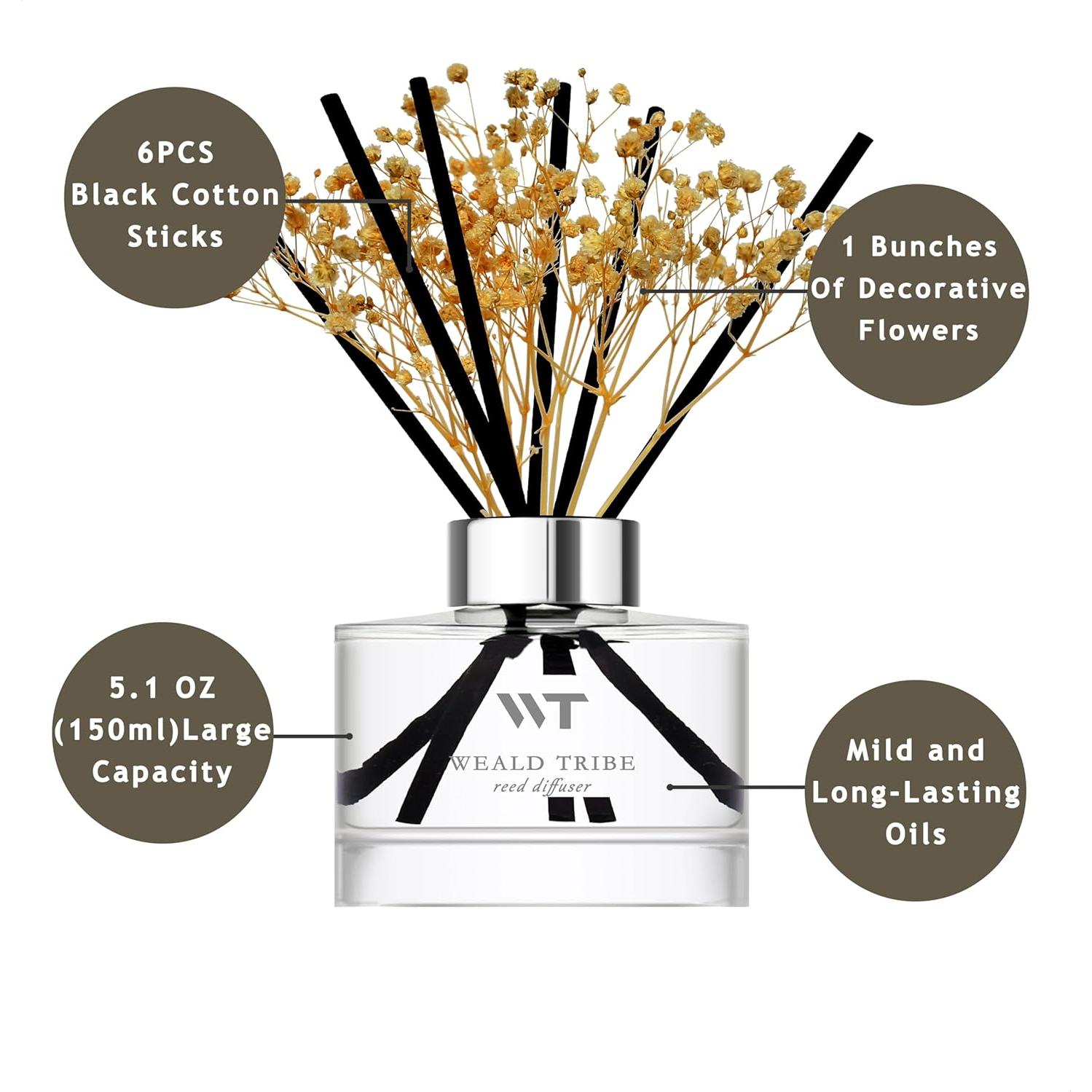 Difusor de caña WEALD TRIBE 151.4 ml Aroma Tabaco Cachemira