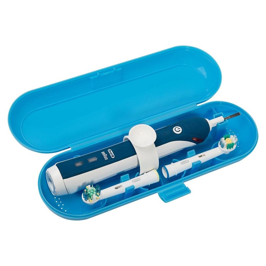 Funda de Viaje para Cepillo Eléctrico Oral-B Pro Azul 21x7x4.5cm