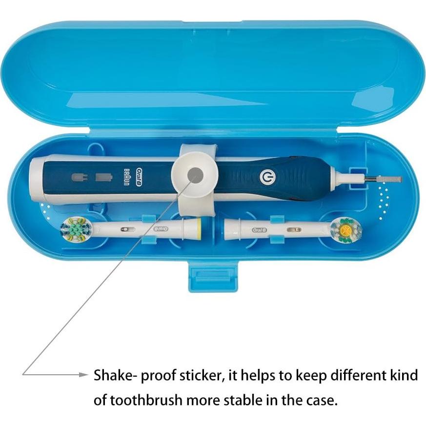 Funda de Viaje para Cepillo Eléctrico Oral-B Pro Azul 21x7x4.5cm