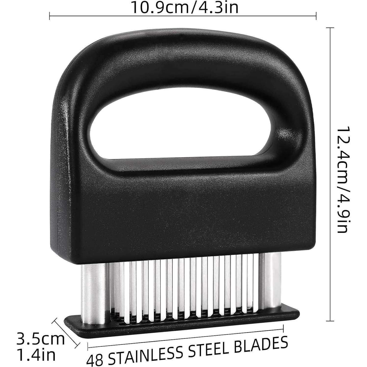 Ablandador de Carne MANJIA Acero Inoxidable 48 Cuchillas