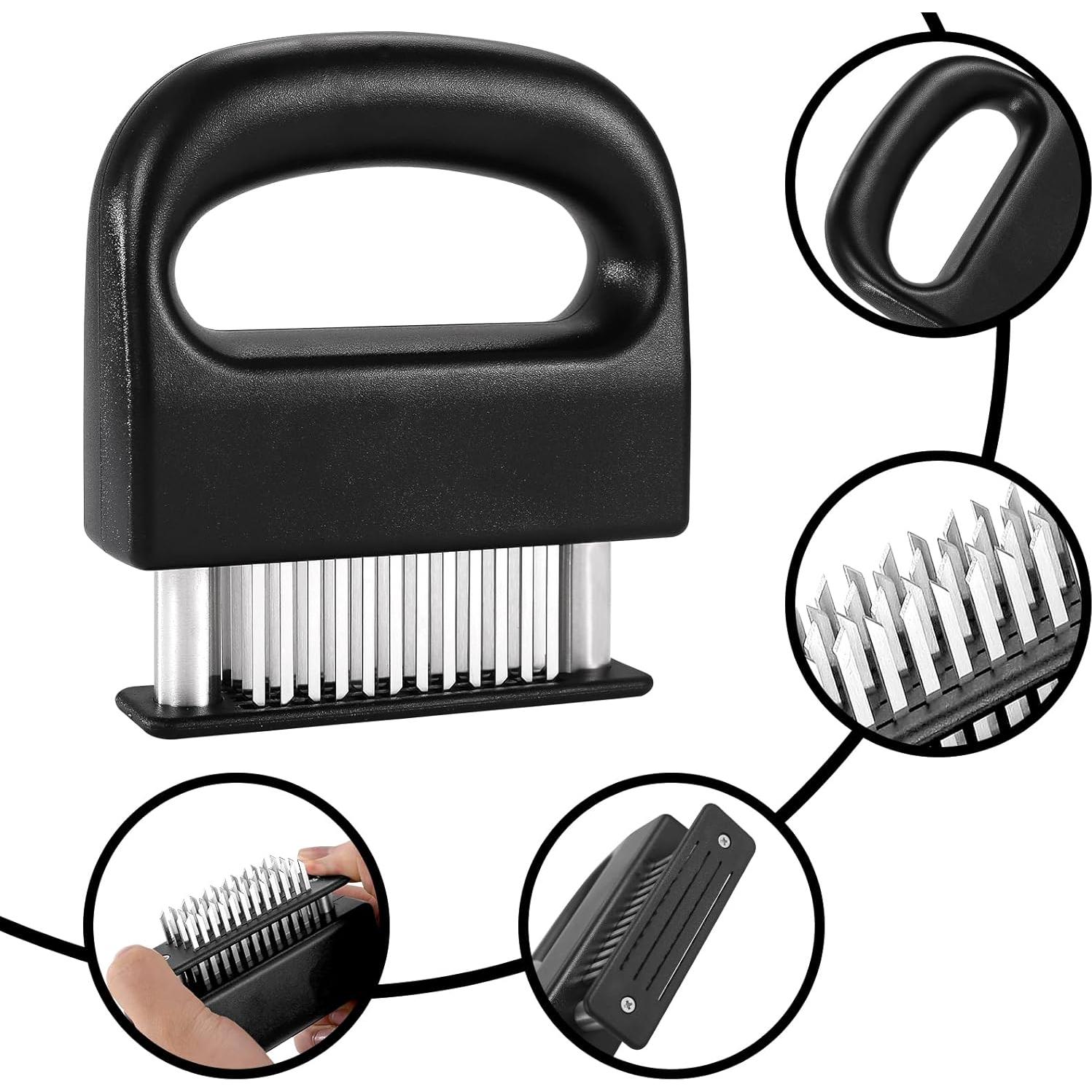 Ablandador de Carne MANJIA Acero Inoxidable 48 Cuchillas