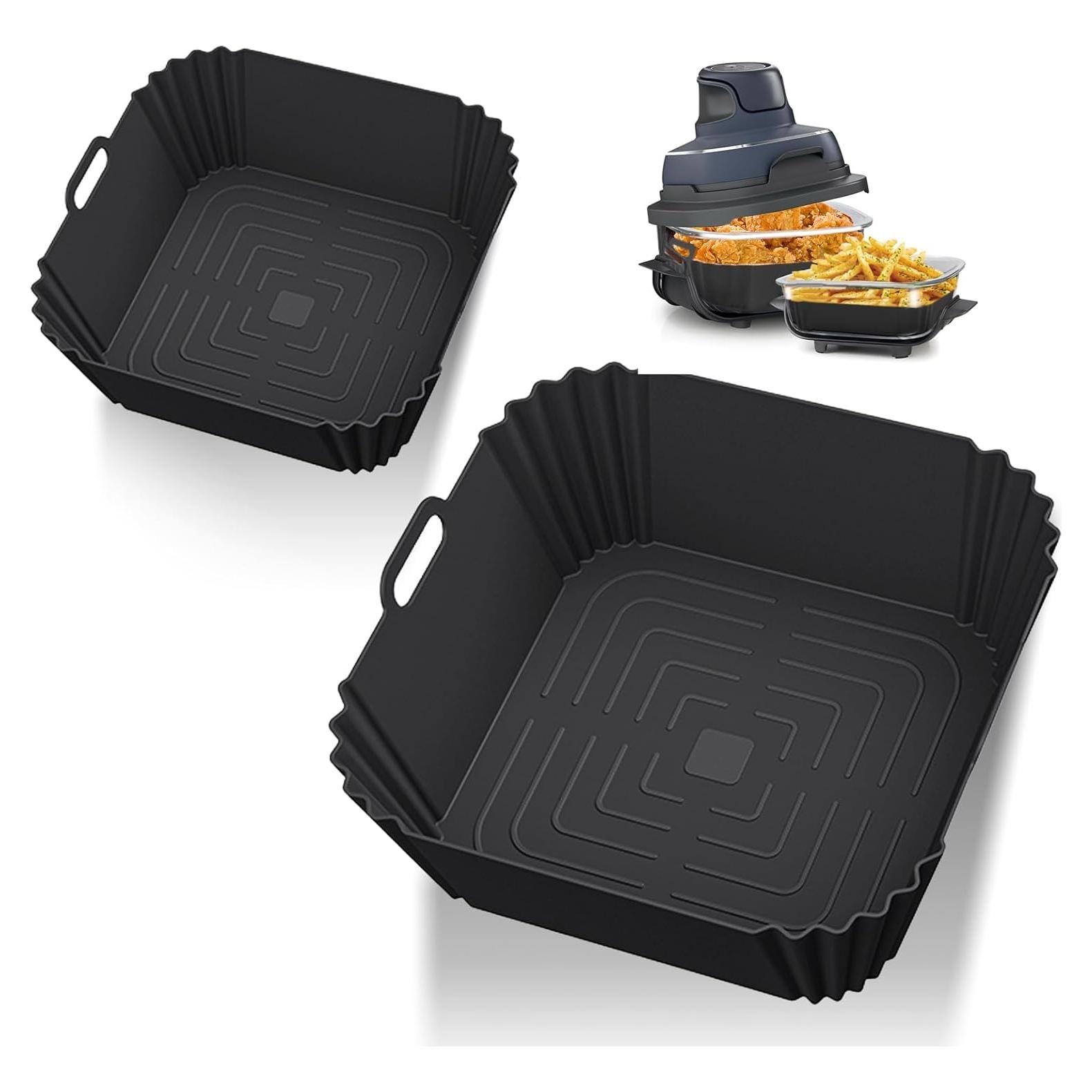 Forros de Silicona Reutilizables KALWNIA para Freidora Ninja Crispi