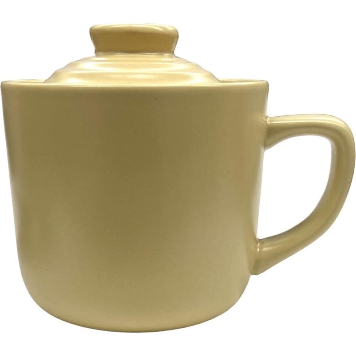 Cocedor de Arroz Microondas Daiso 1 Taza Cerámica Beige