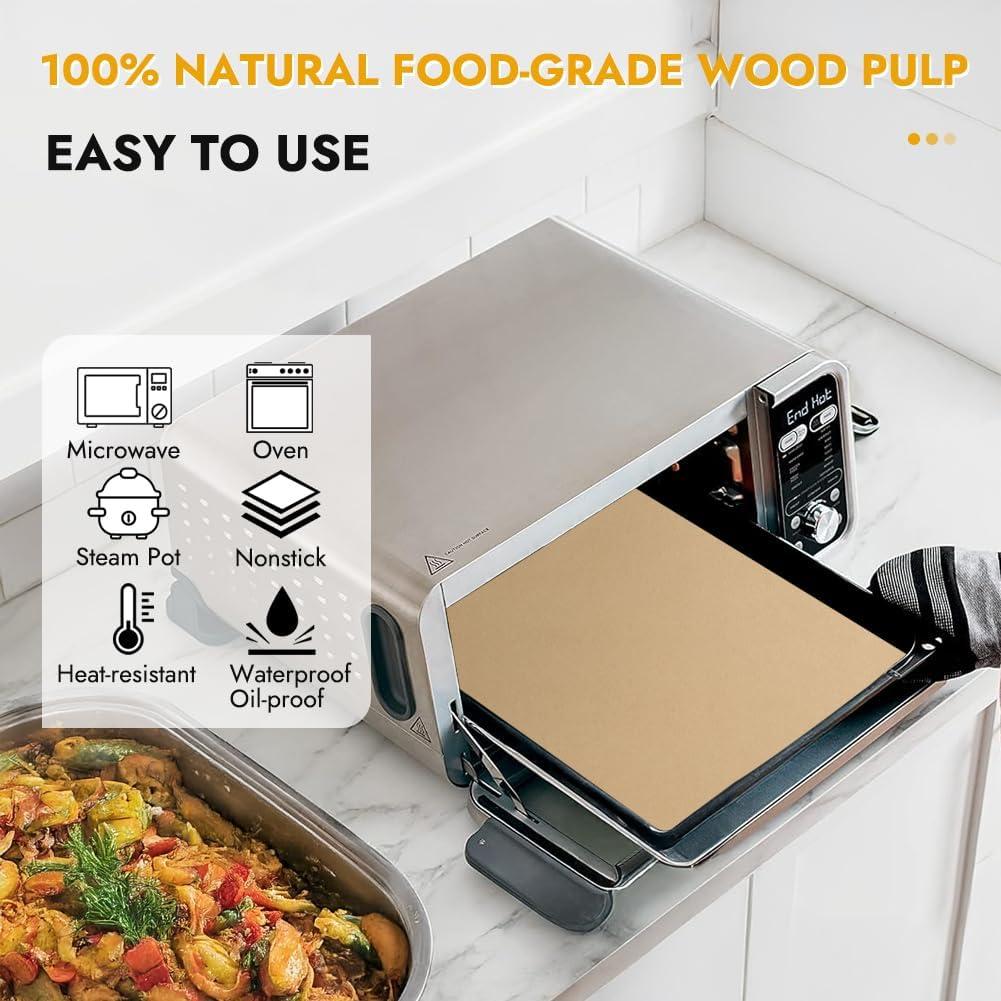 Papel Pergamino para Freidora de Aire BYKITCHEN 30x30 cm 120 Pcs