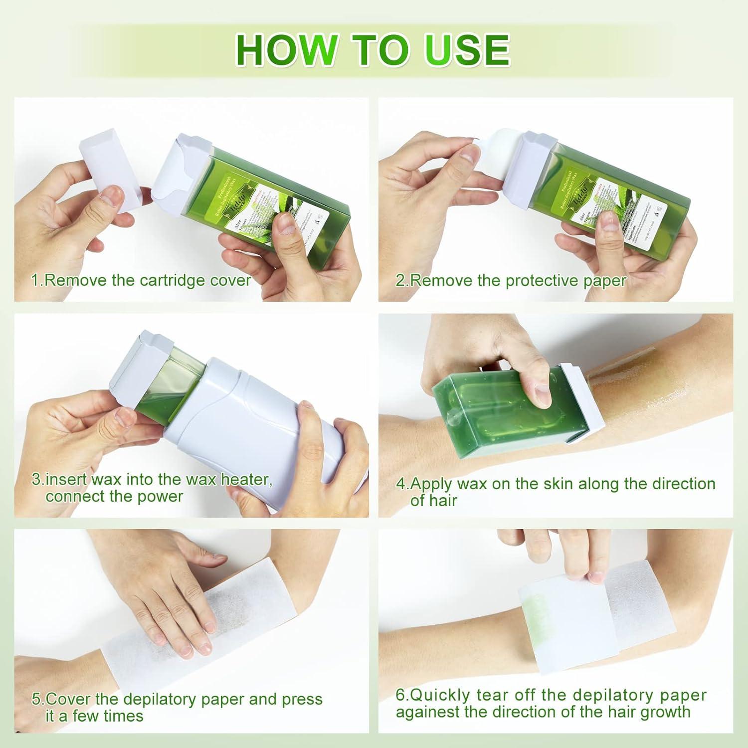 Cera Depilatoria Liddy Dance Aloe 400g - Suave para Piel Sensible