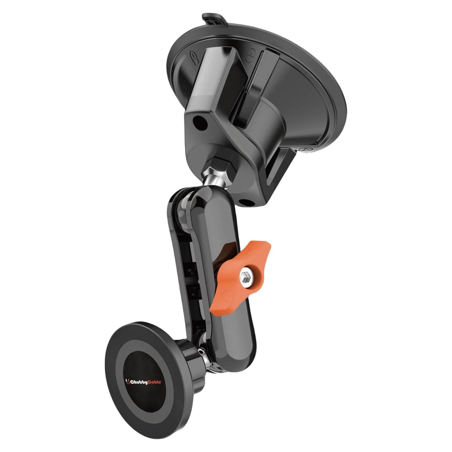 Soporte Magnético para Teléfono Chubbycable Naranja 360° Ajustable