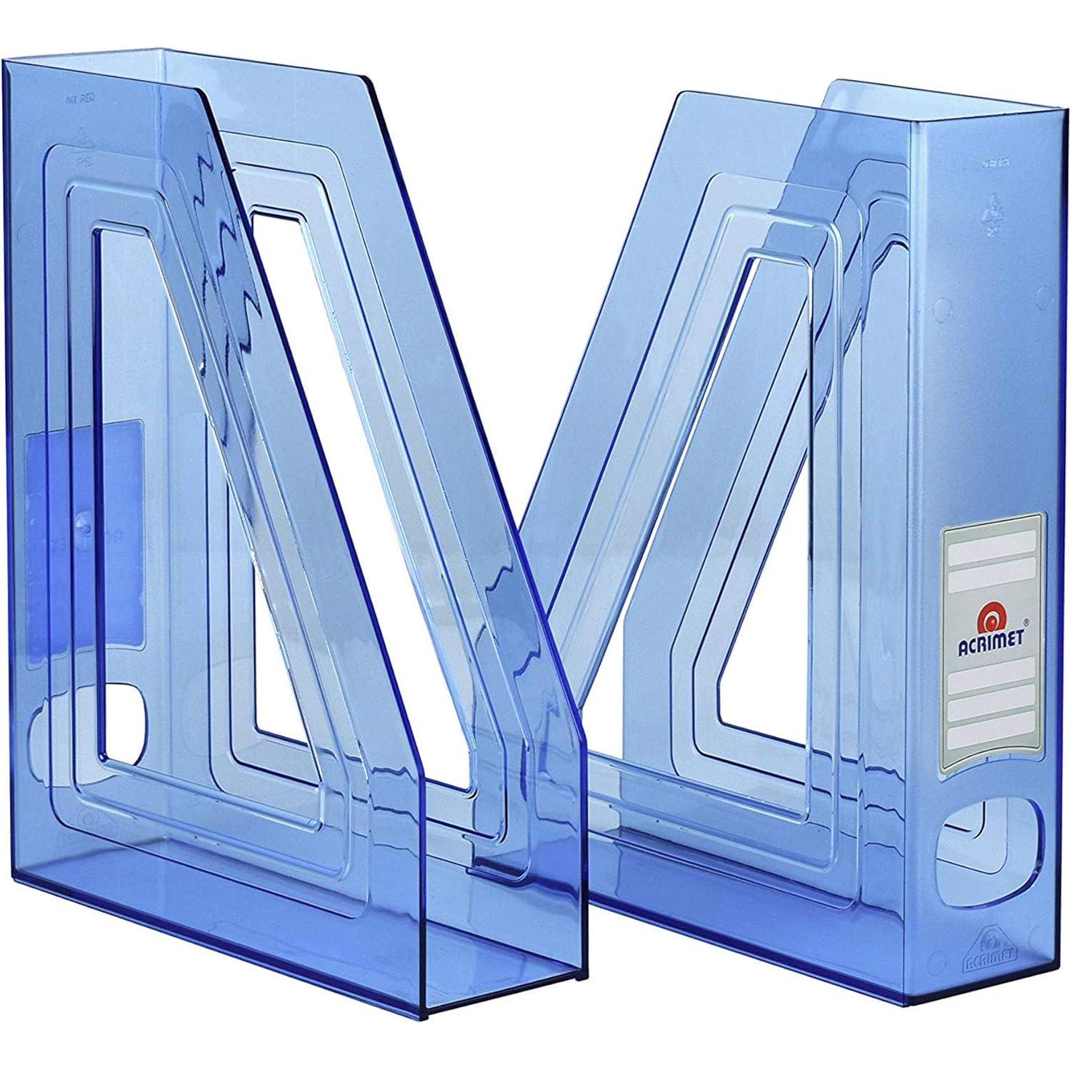 Soporte para Revistas Acrimet - Organizador de Escritorio Azul