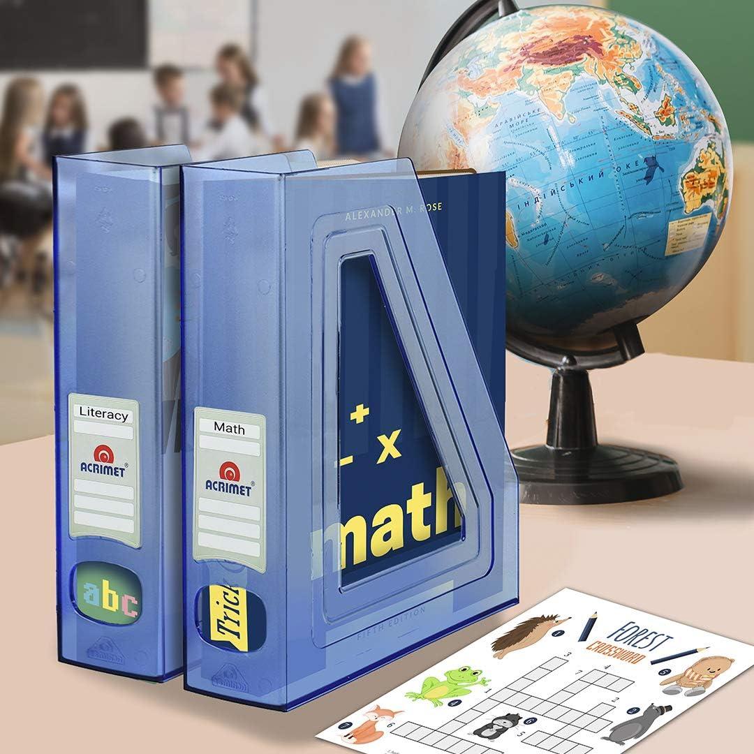 Soporte para Revistas Acrimet - Organizador de Escritorio Azul