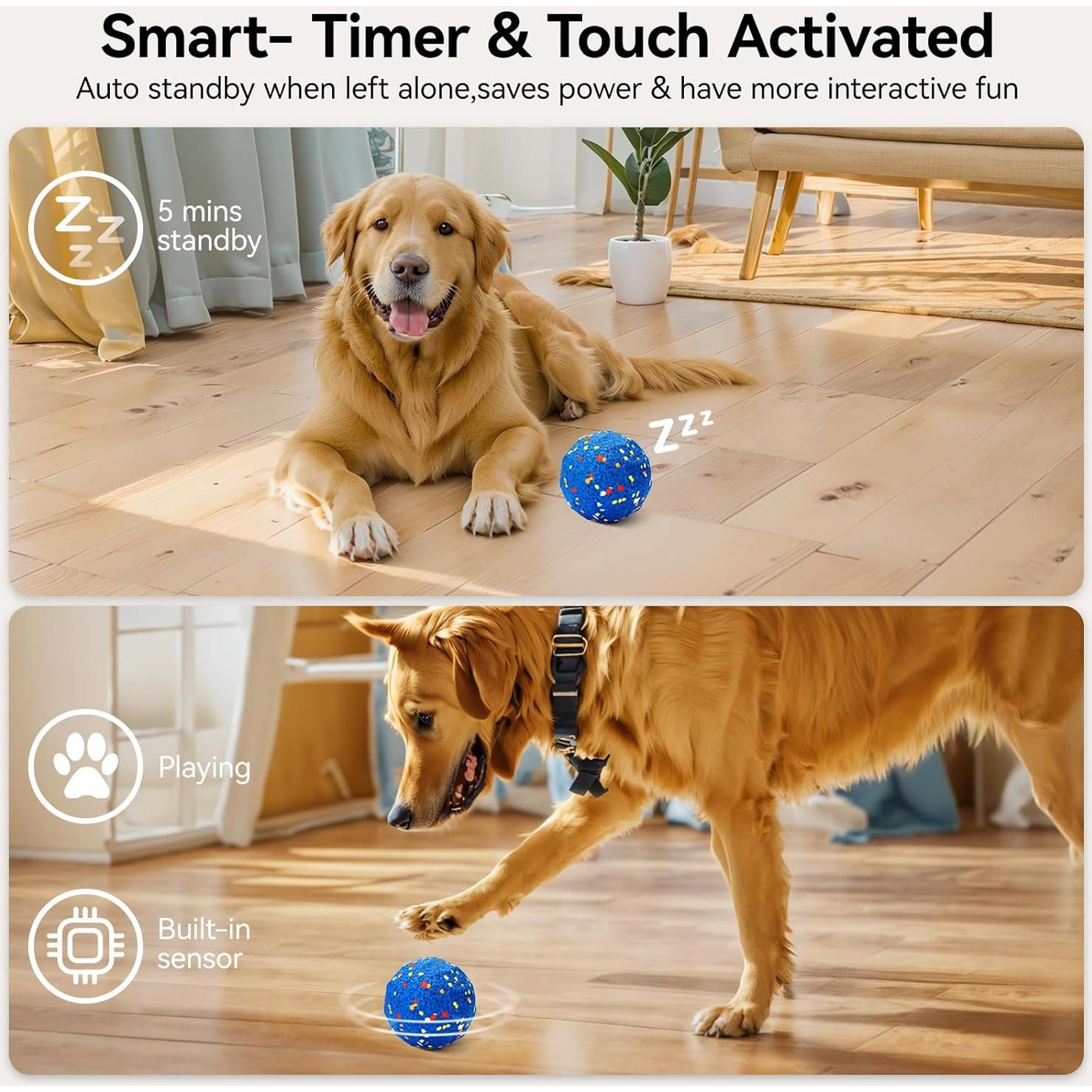 Pelota Interactiva para Perros ARONYADA 8.64 cm E-TPU Duradera