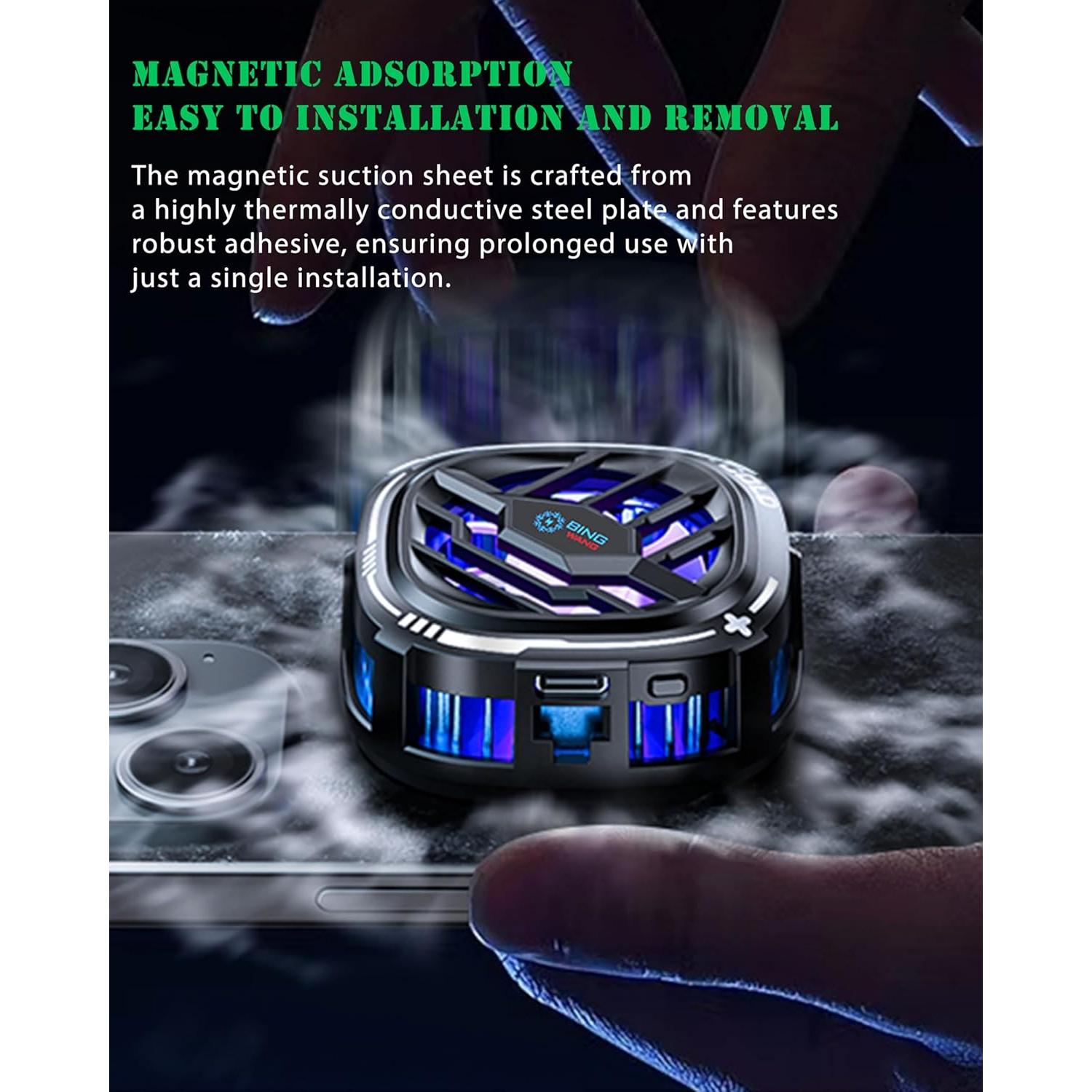 Enfriador Magnético para Teléfono YANISM, 130g, Silencioso