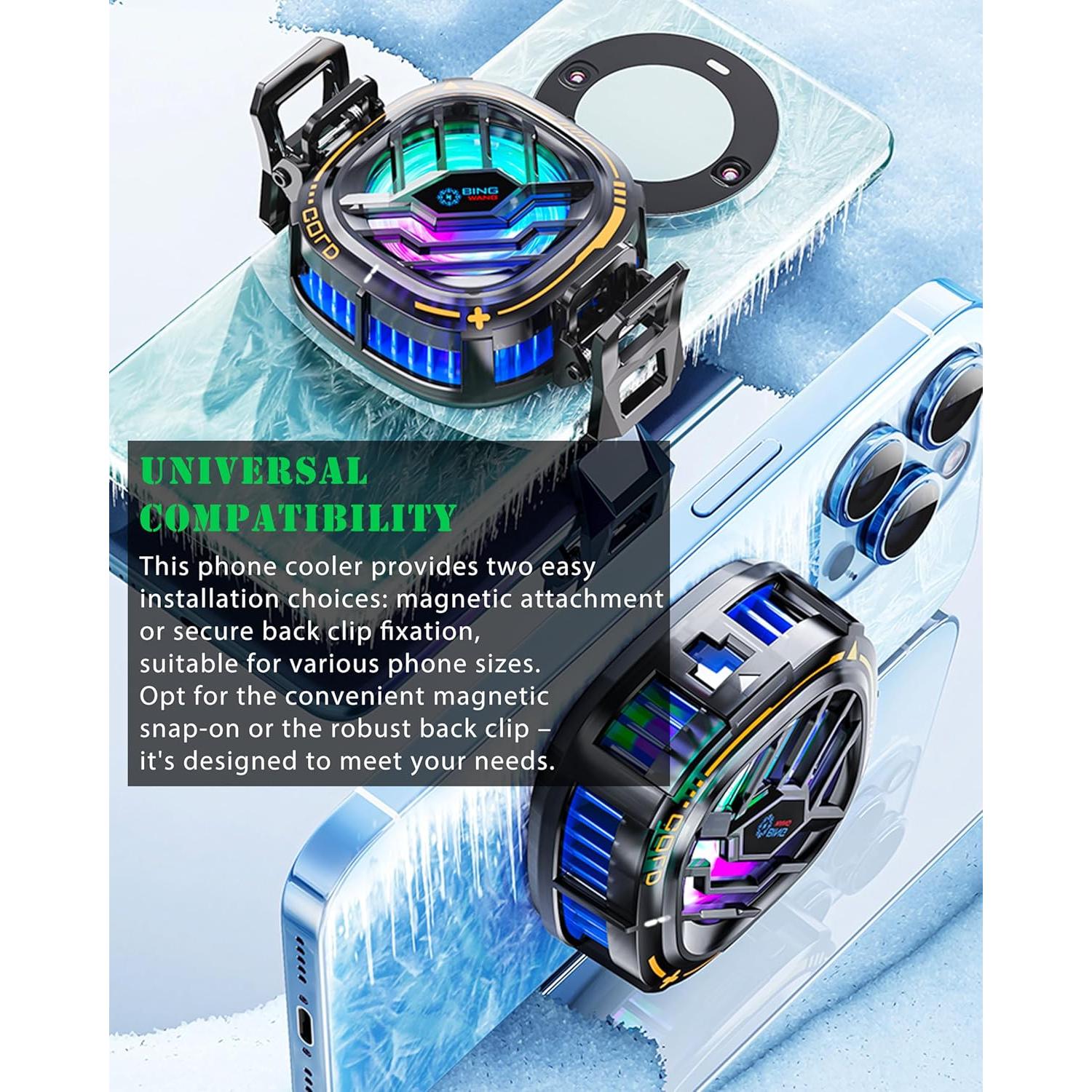 Enfriador Magnético para Teléfono YANISM, 130g, Silencioso