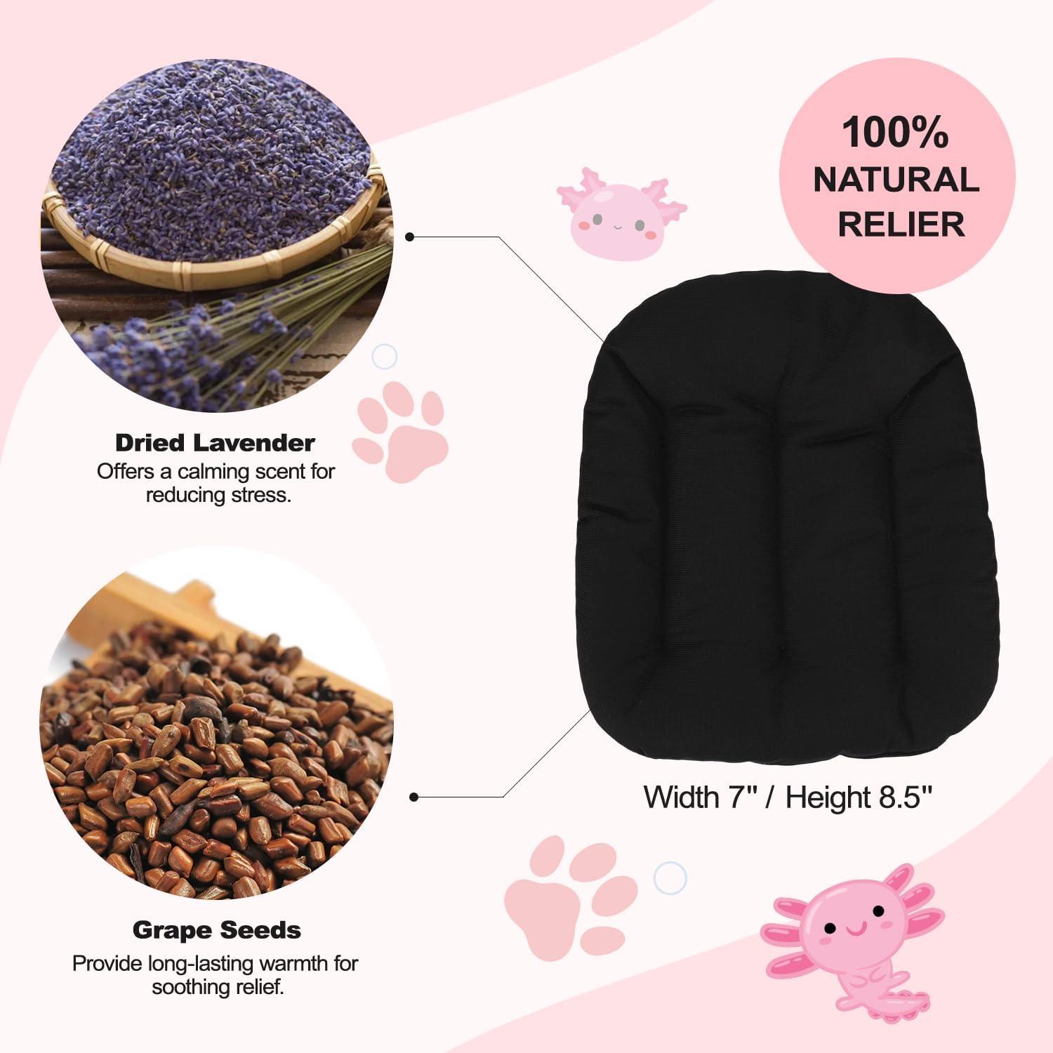 Almohadilla Térmica Axolotl Rosa MewMix 25.4x25.4cm Alivio Dolor