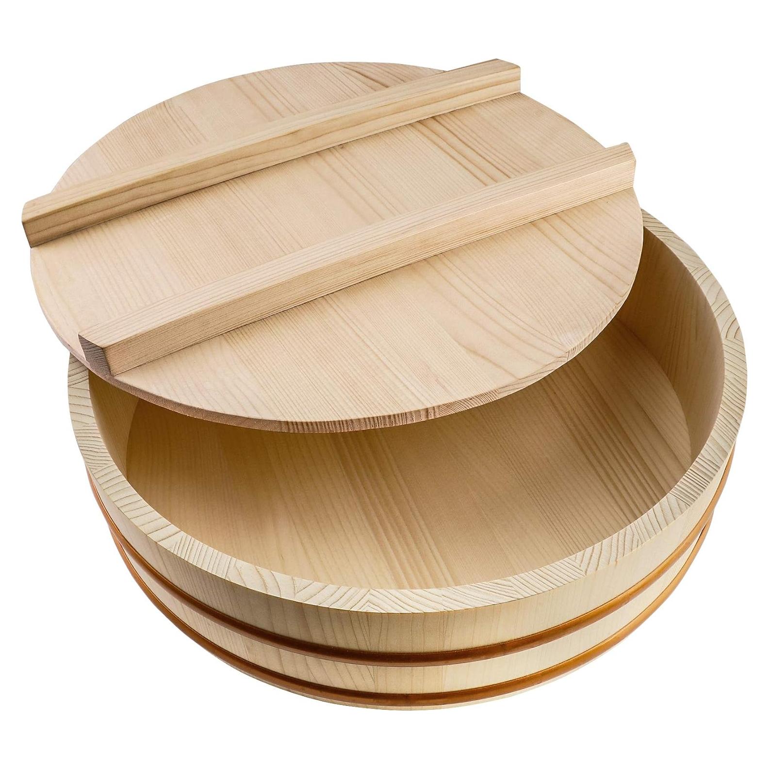 Tazón de arroz para sushi Kichgather 26.9 cm con tapa