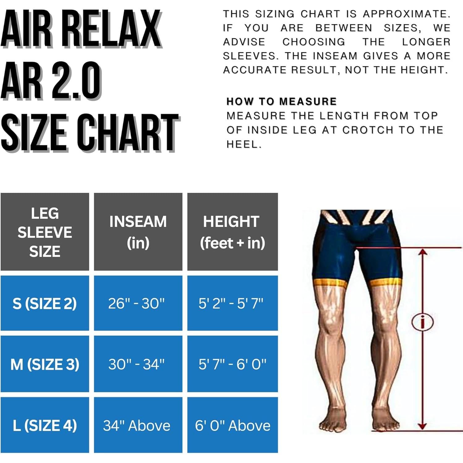 Botas de Compresión Air Relax AR-2.0, Terapia de Recuperación