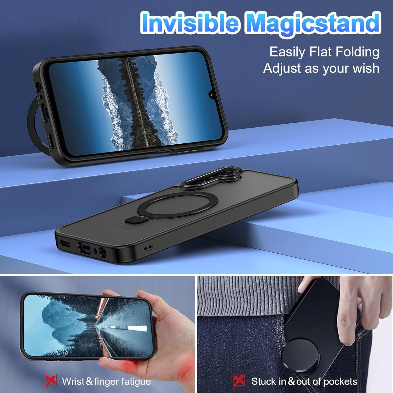 Funda Casehas para Samsung Galaxy A15 con Soporte Magnético