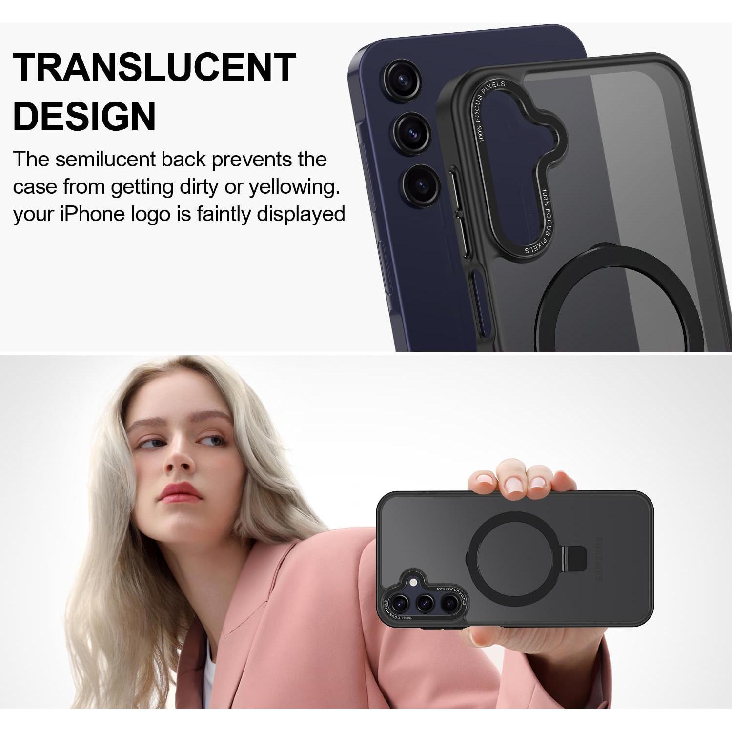 Funda Casehas para Samsung Galaxy A15 con Soporte Magnético