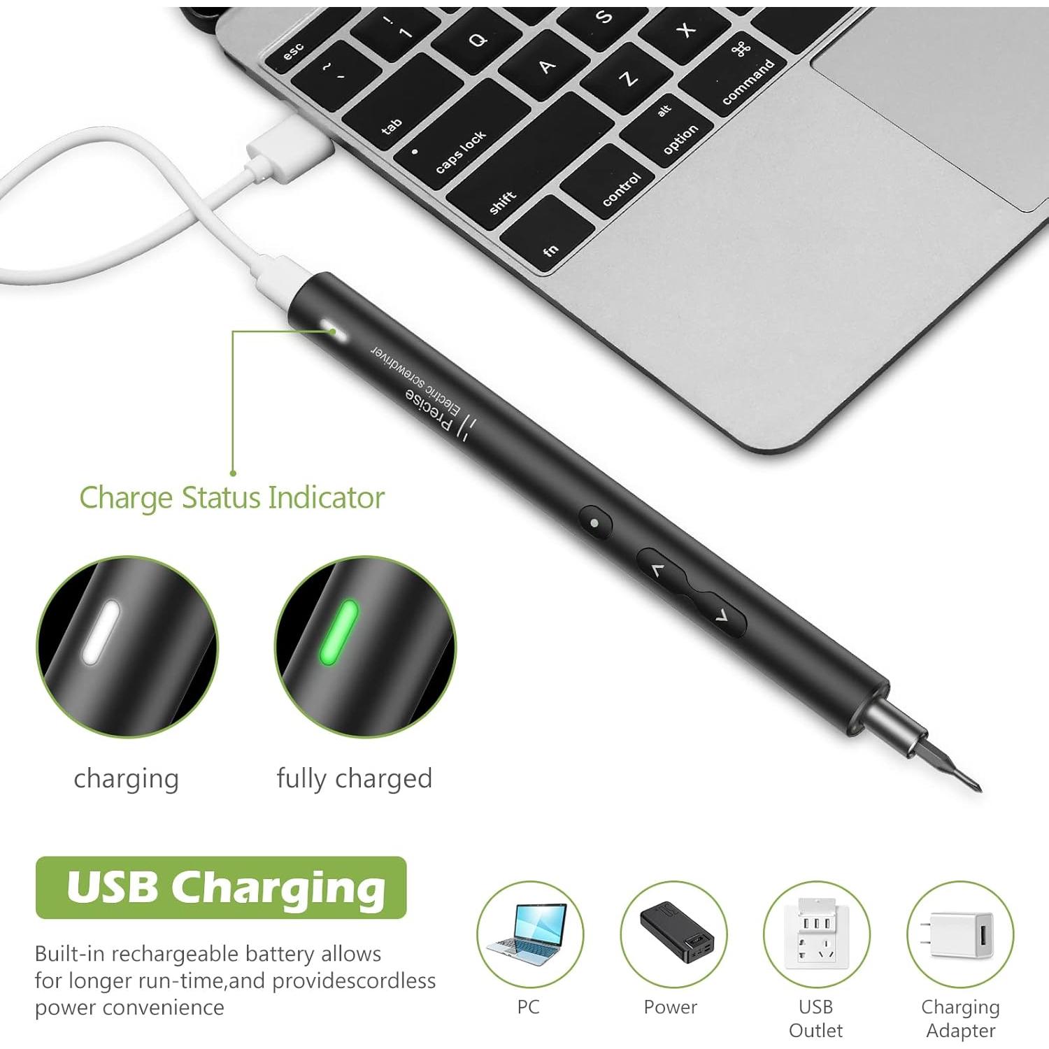 Destornillador Eléctrico de Precisión KeeKit 28 en 1 Recargable