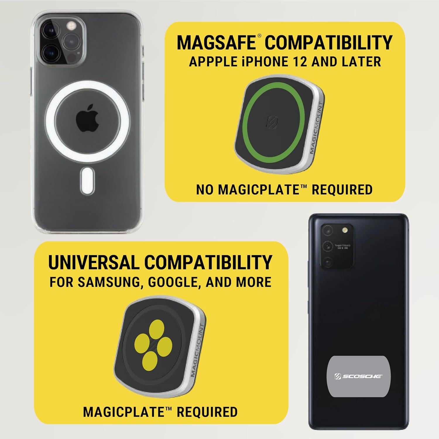 Soporte Magnético Scosche MagicMount Pro2 para Teléfono