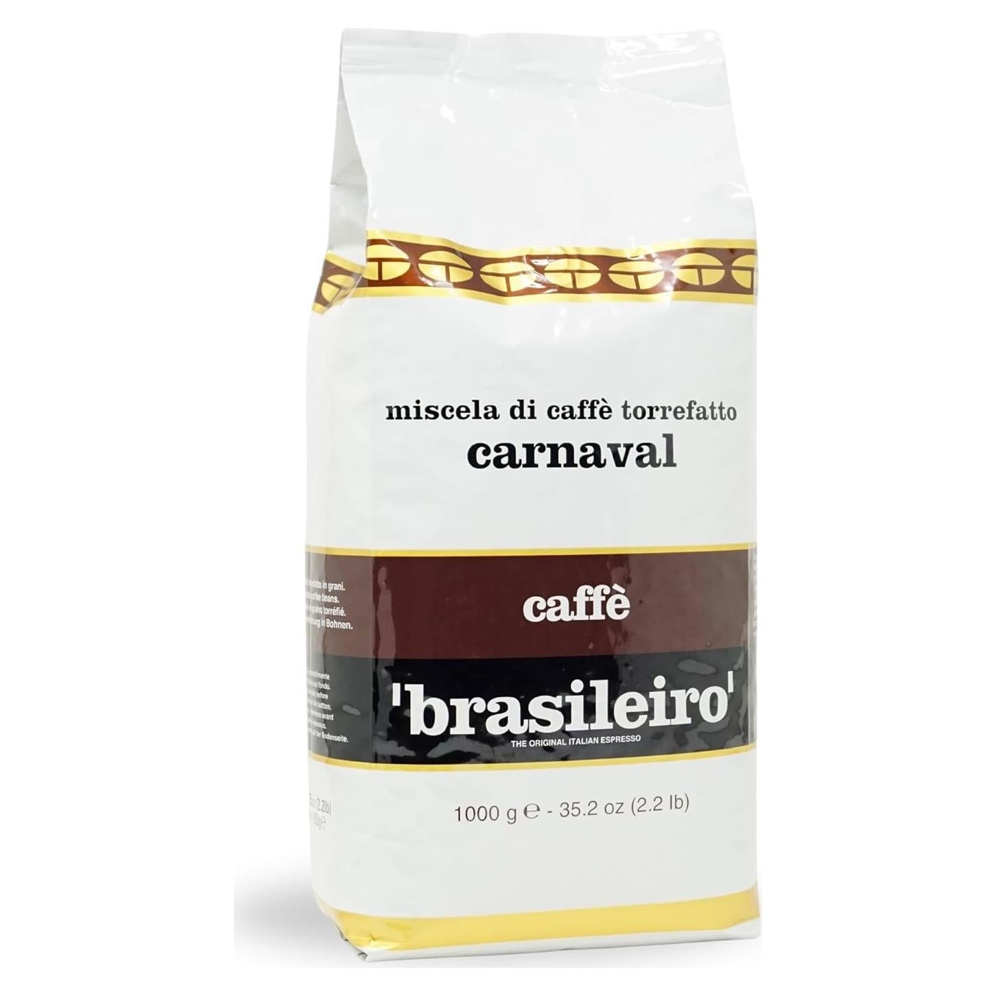Granos de Café Espresso Danesi Brasileiro - 1 kg Tostado Medio
