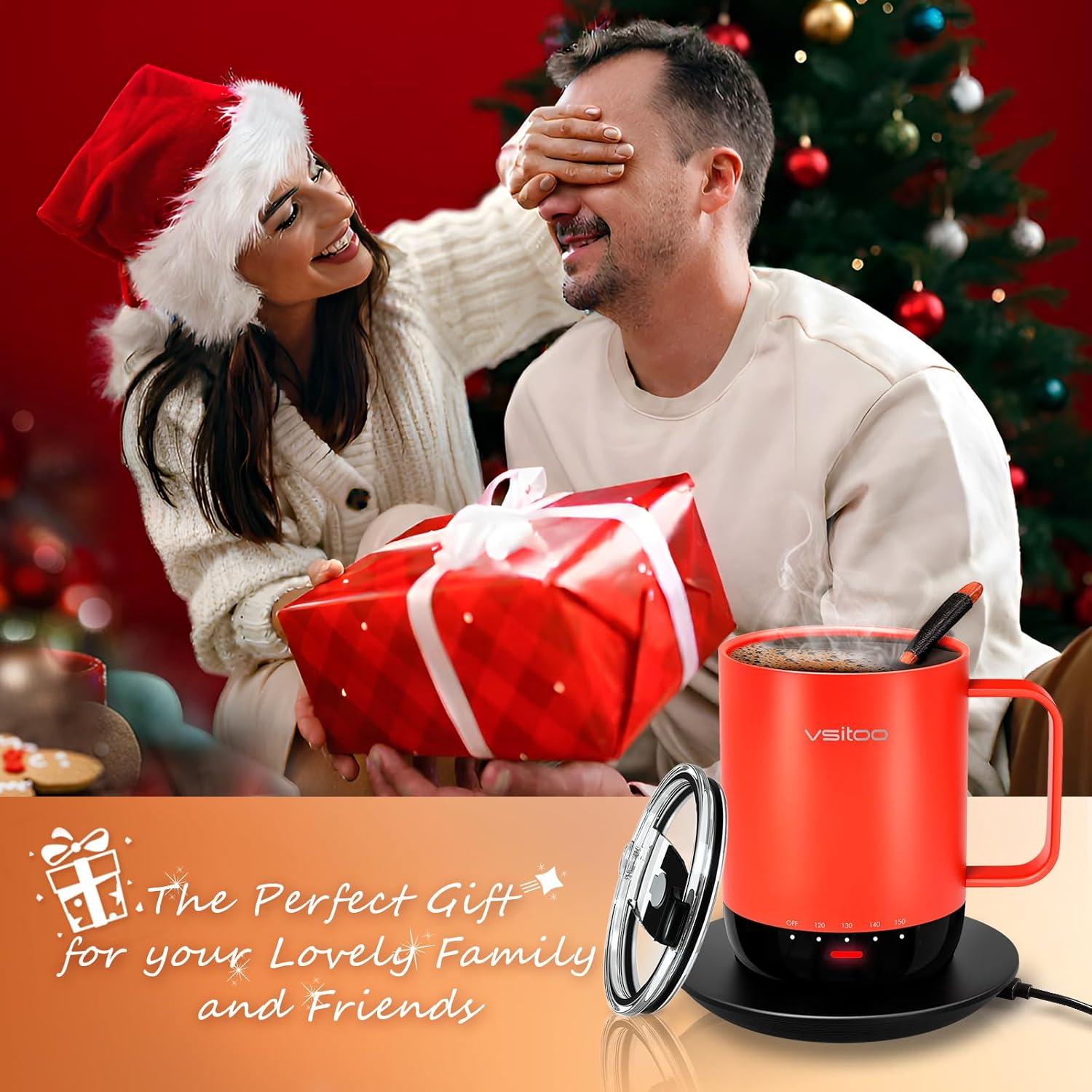 Taza Inteligente Autocalentable VSITOO S3 Pro 414 ml Rojo