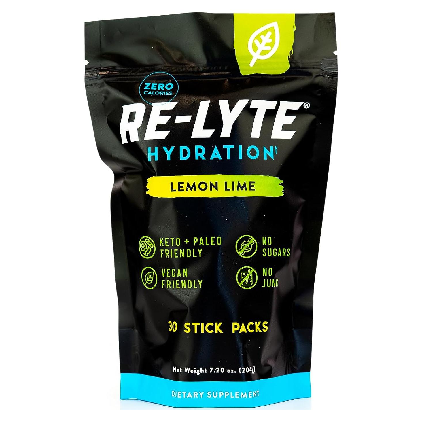 REDMOND Re-Lyte Bebida Electrolítica en Polvo Limón Lima 30 Stick