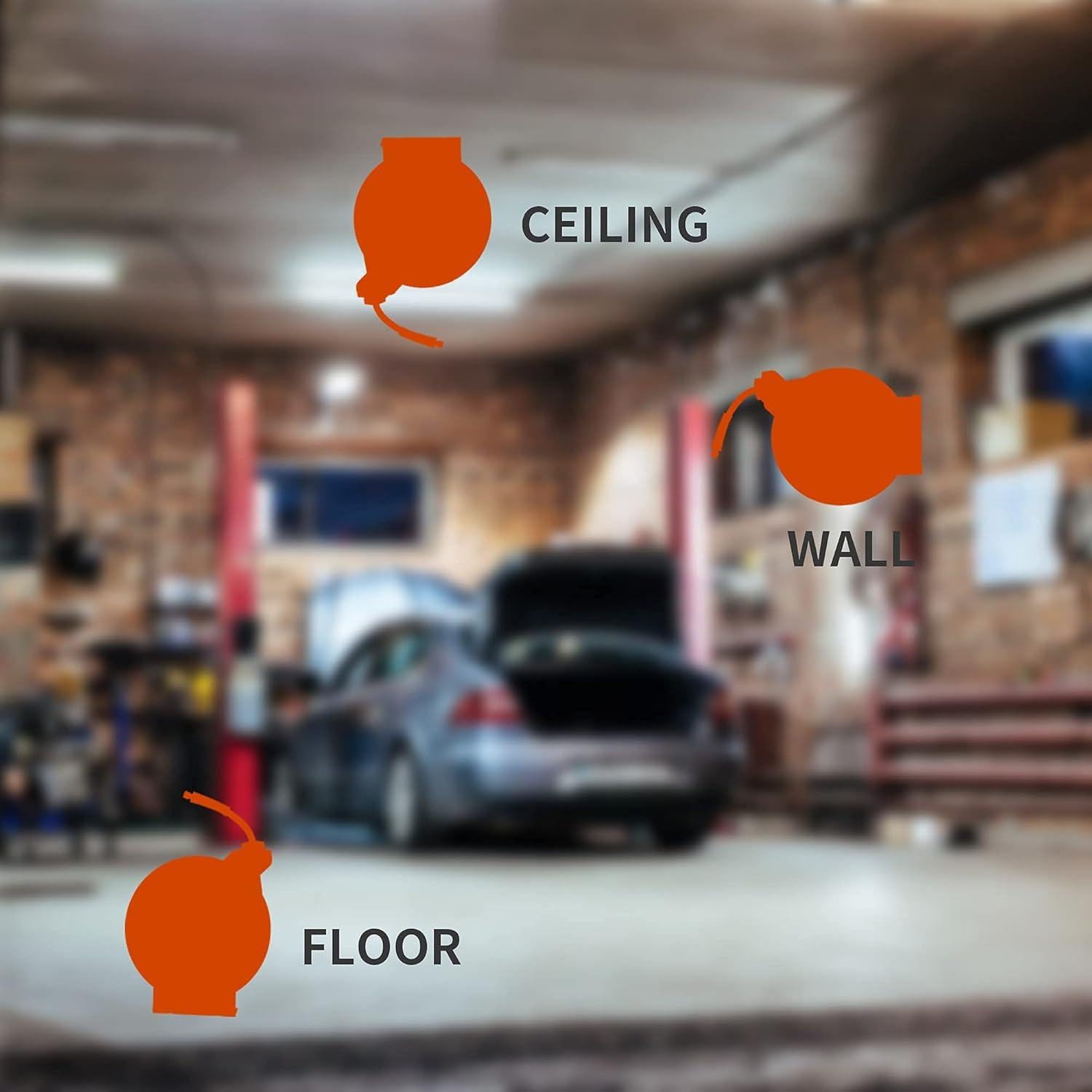 Carrete Retráctil de Manguera de Aire Giraffe Tools TA10 25ft