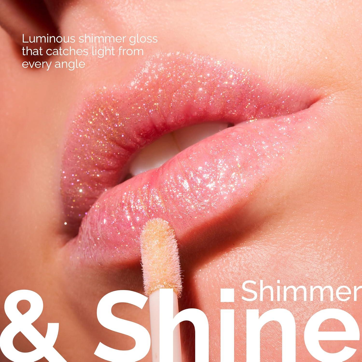 Brillo Labial LuxeLip™ Mate Hidratante 8ml Champán Escarchado