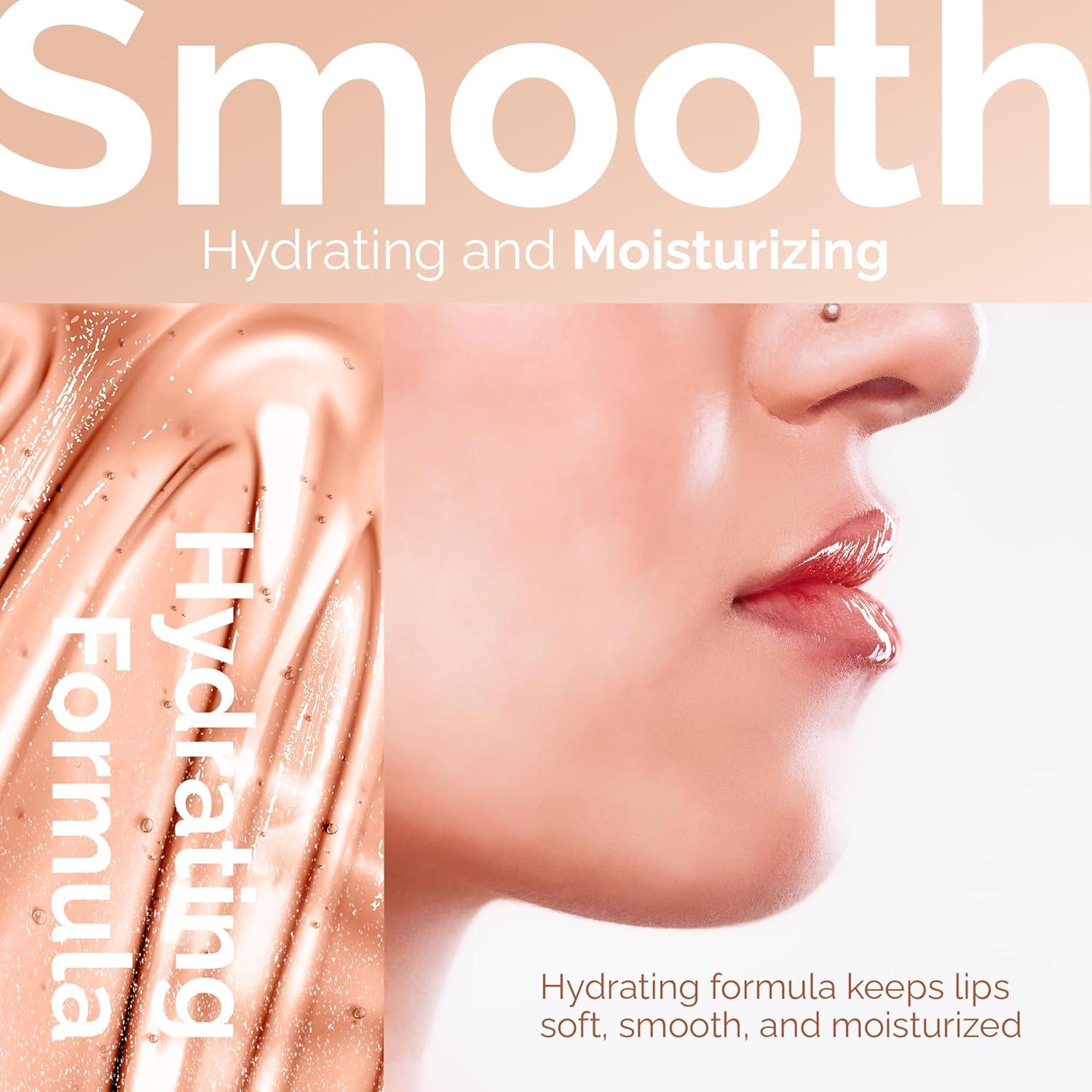 Brillo Labial LuxeLip™ Mate Hidratante 8ml Champán Escarchado