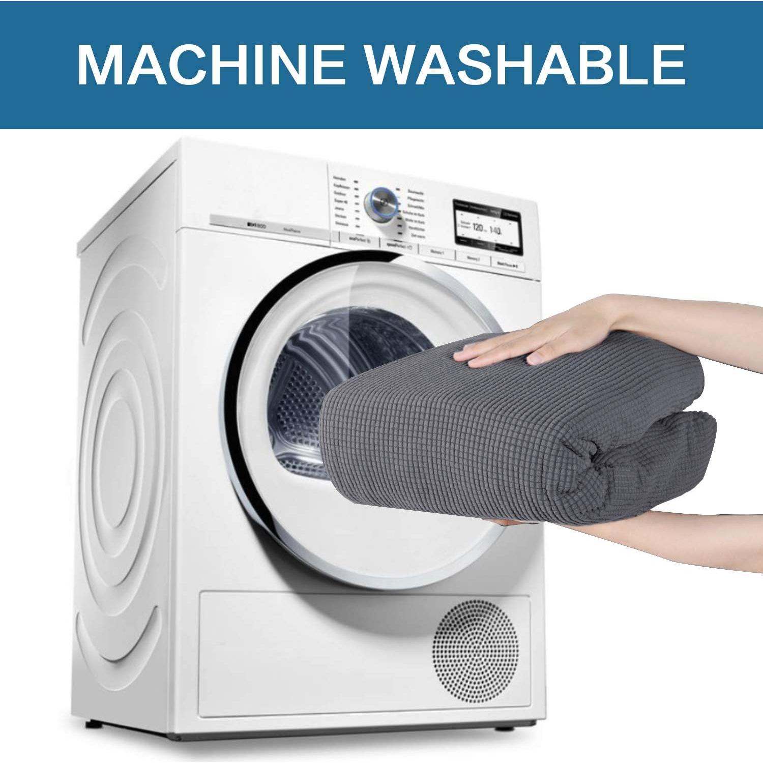 Funda de Sofá 2 Piezas H.VERSAILTEX Gris Carbón Ajuste Perfecto