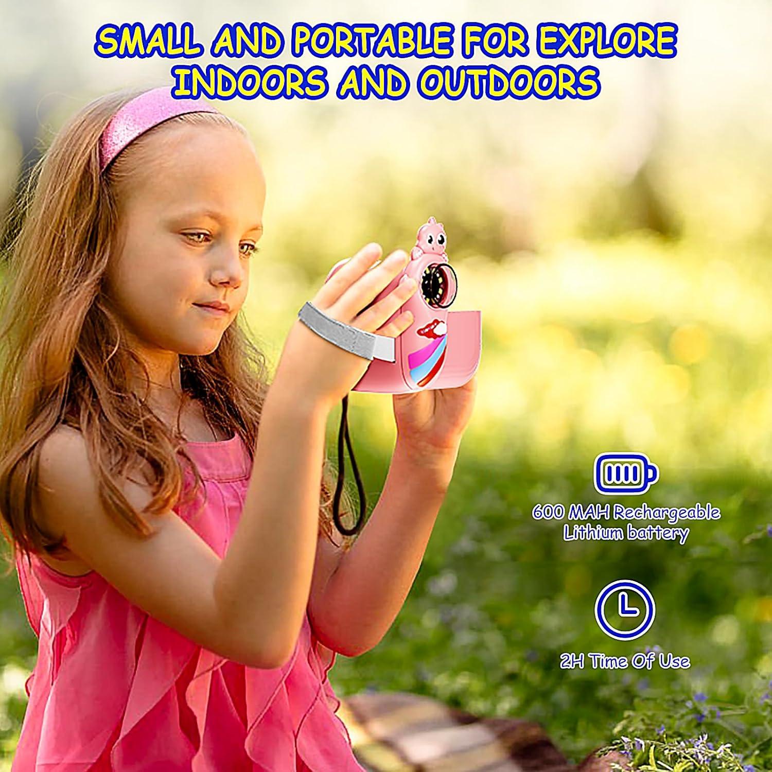 Microscopio de Mano Pozifu Rosa 1000X Aumento HD 2"