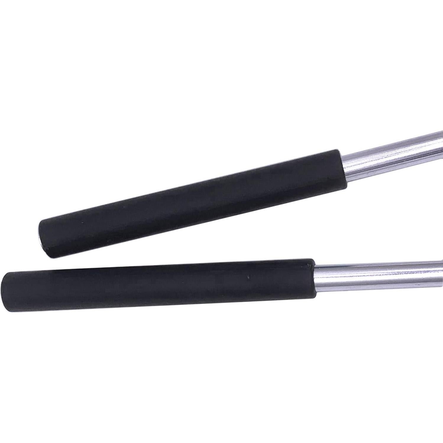 Mazas de Xilófono de Goma Negra - 23 cm - 1 Par