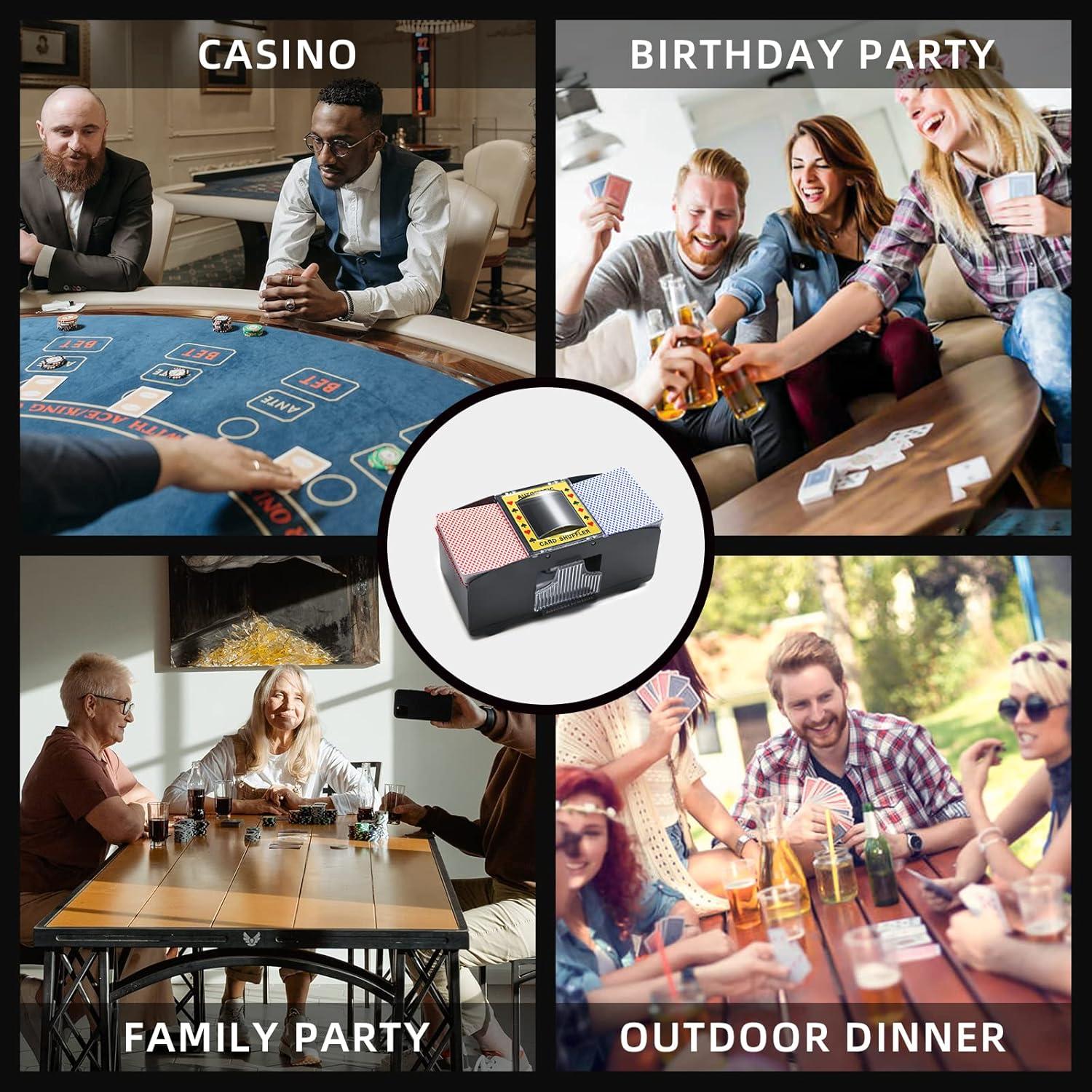 Barajador Automático de Cartas Homwom para 1-2 Barajas