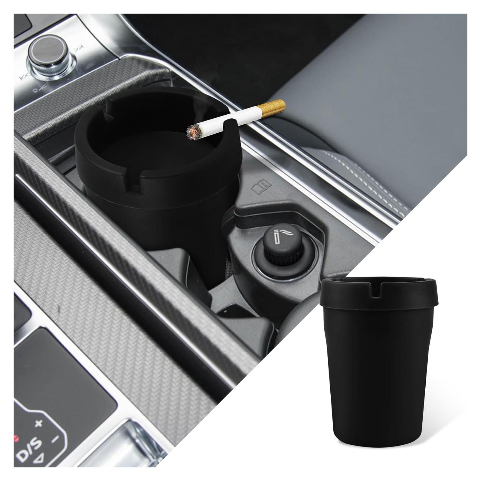 Cenicero de Coche RGOAANC Portátil Cilindro a Prueba de Olores