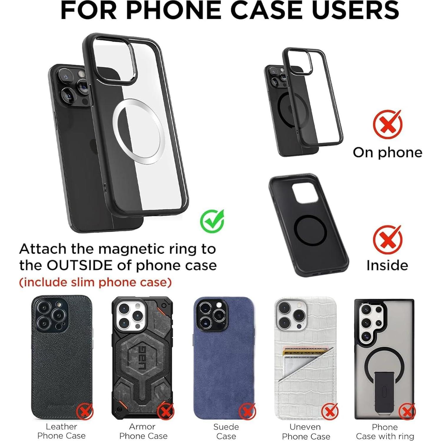 Soporte Magnético para Auto SYNTRIFYX K007 360° Negro